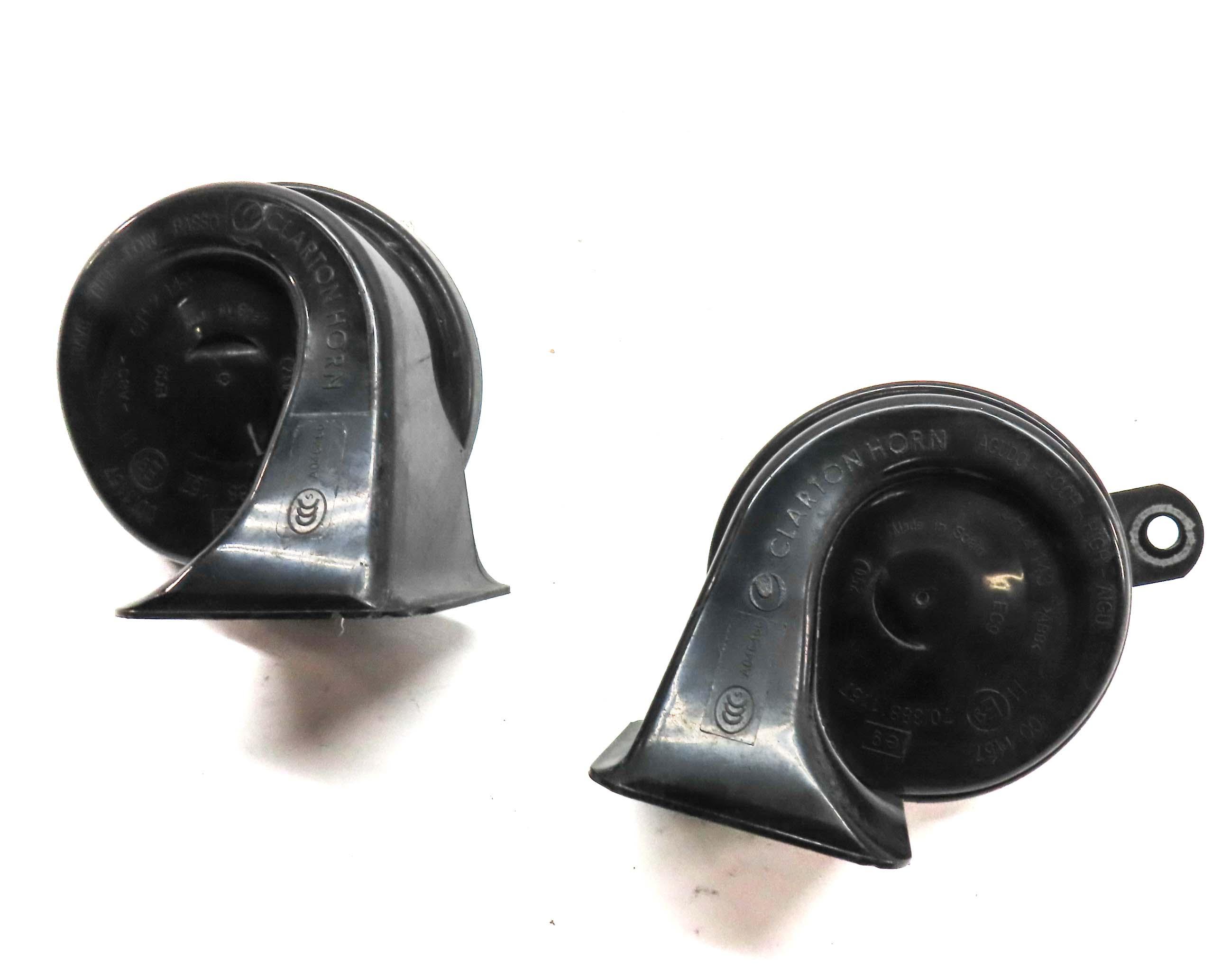 10-11 MERCEDES E-CLASS COUPE CONVERTIBLE (W207) HIGH & LOW TONE HORN SET 2 — exact item pictured
