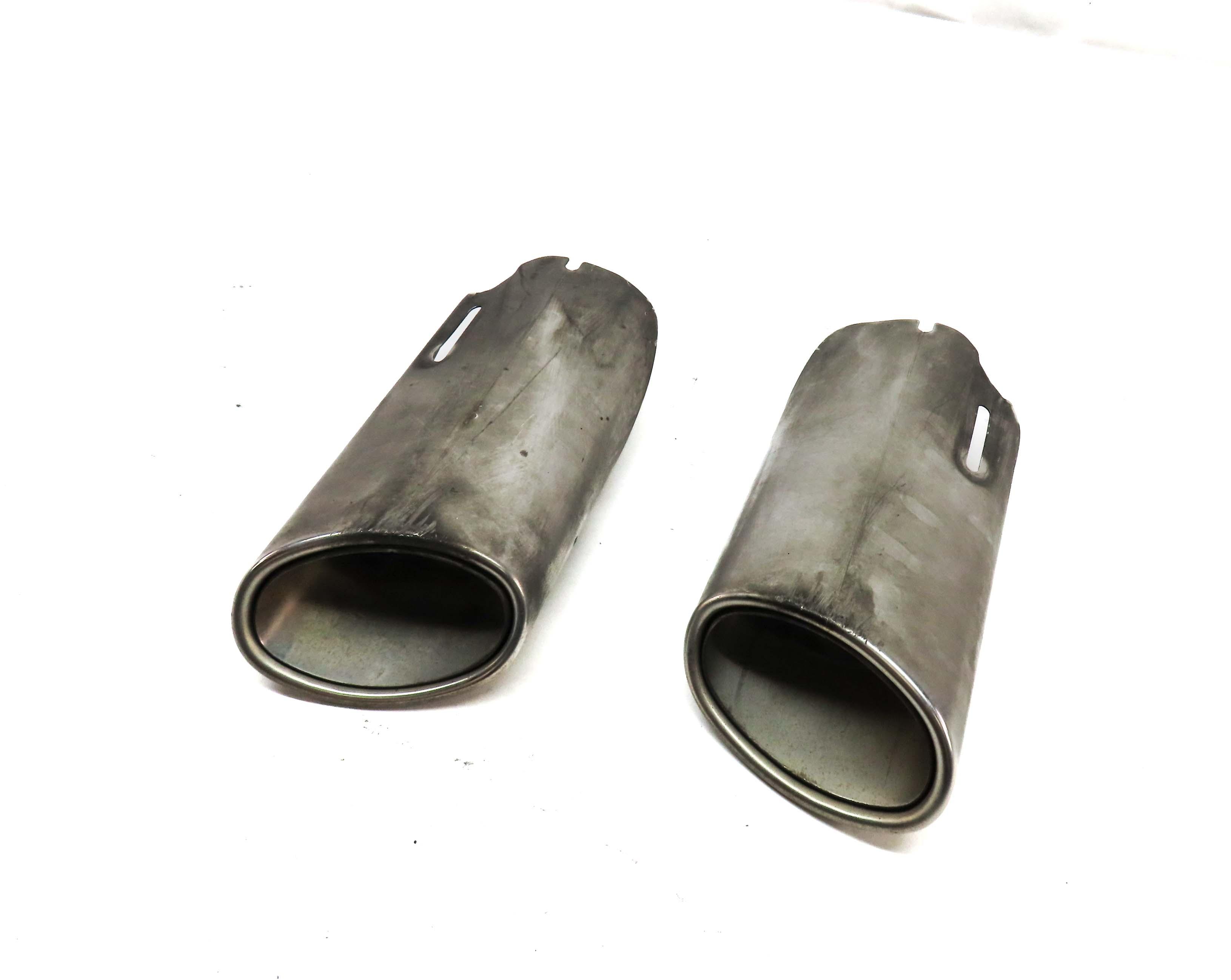 2011 MERCEDES E350 COUPE (C207) 3.5L M272 LEFT & RIGHT EXHAUST MUFFLER TIP SET 2 — exact item pictured