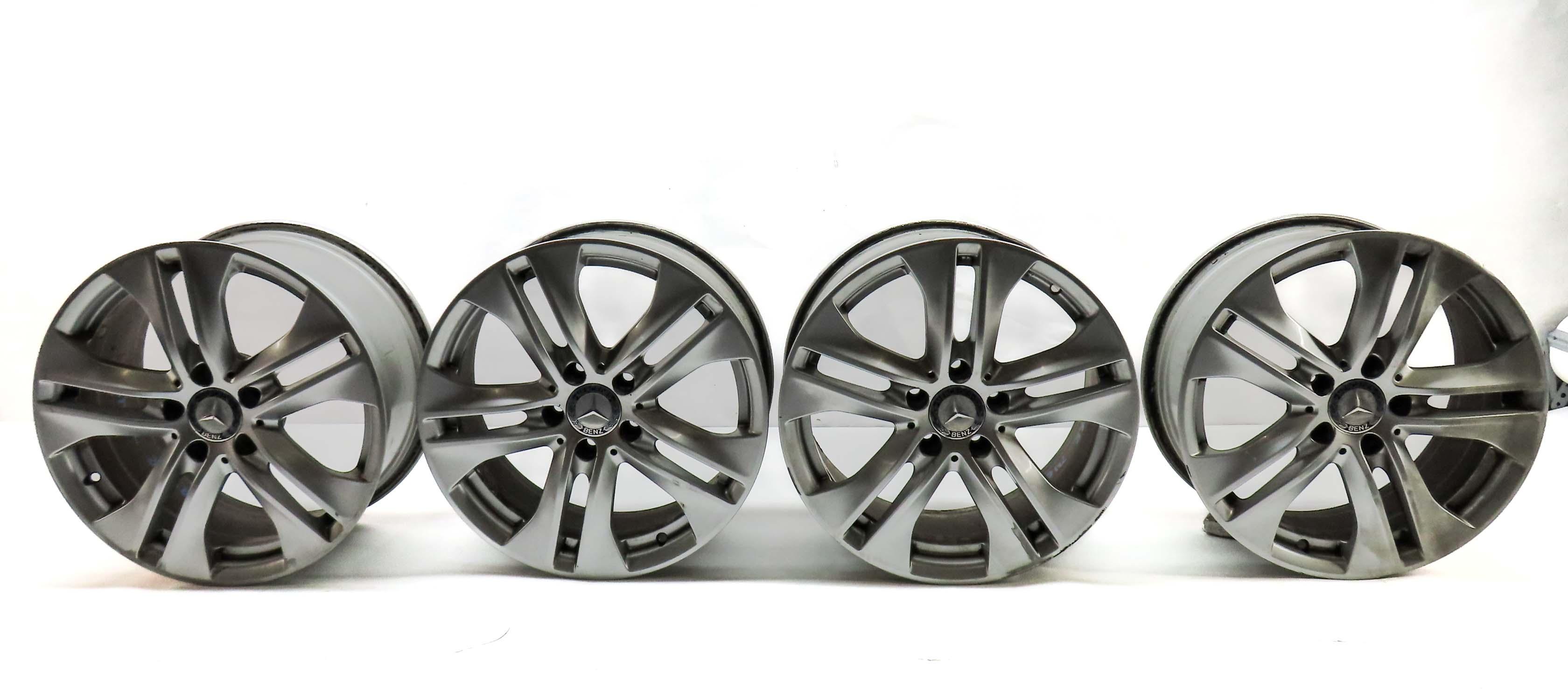 10-11 E COUPE CONVERTIBLE W207 17x7.5 17x8.5 10 SPOKE FRONT REAR WHEEL RIM SET 4 — exact item pictured