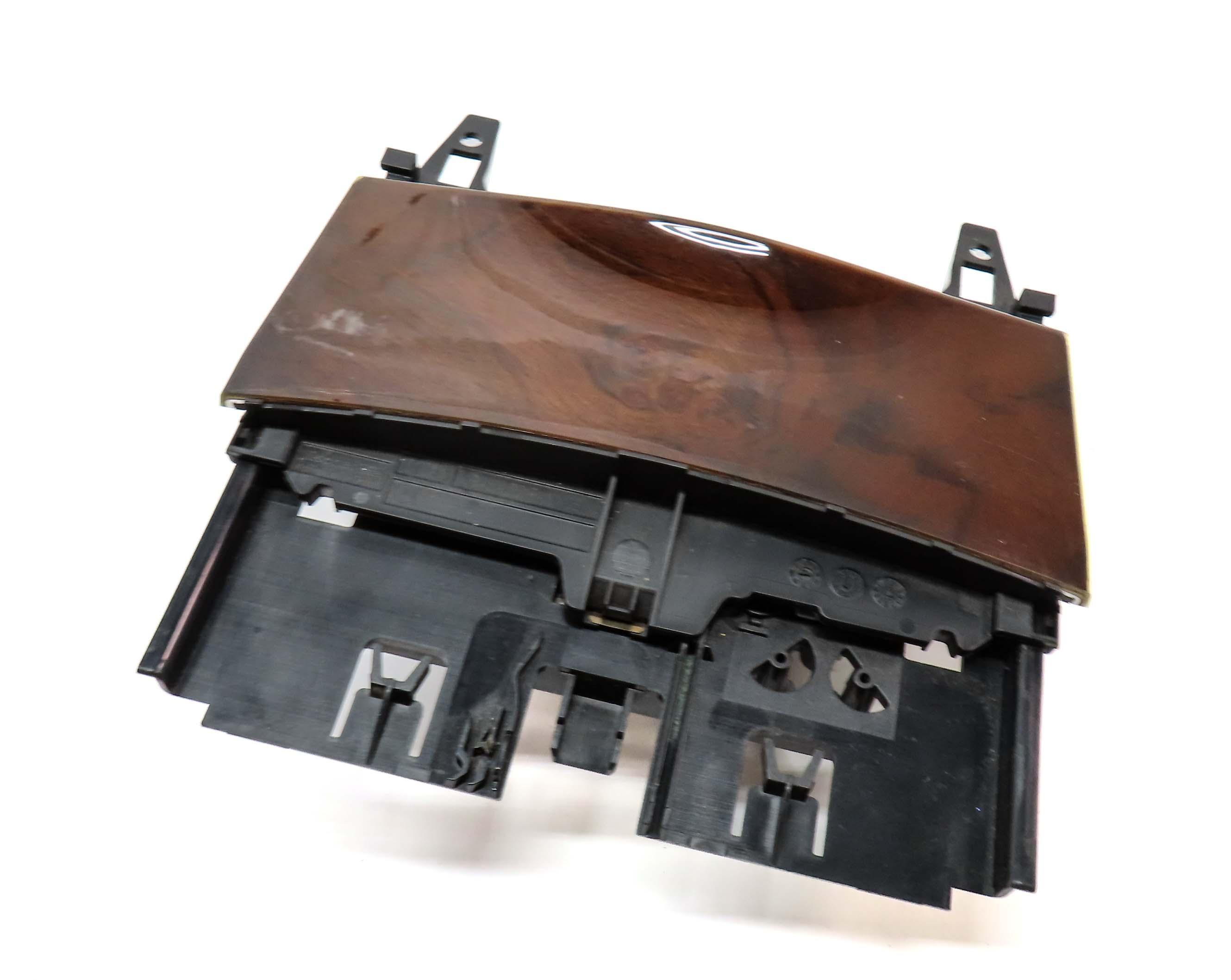 2011 MERCEDES E350 COUPE (C207) CENTER CONSOLE ASHTRAY w/ 12V SOCKET WALNUT WOOD — exact item pictured