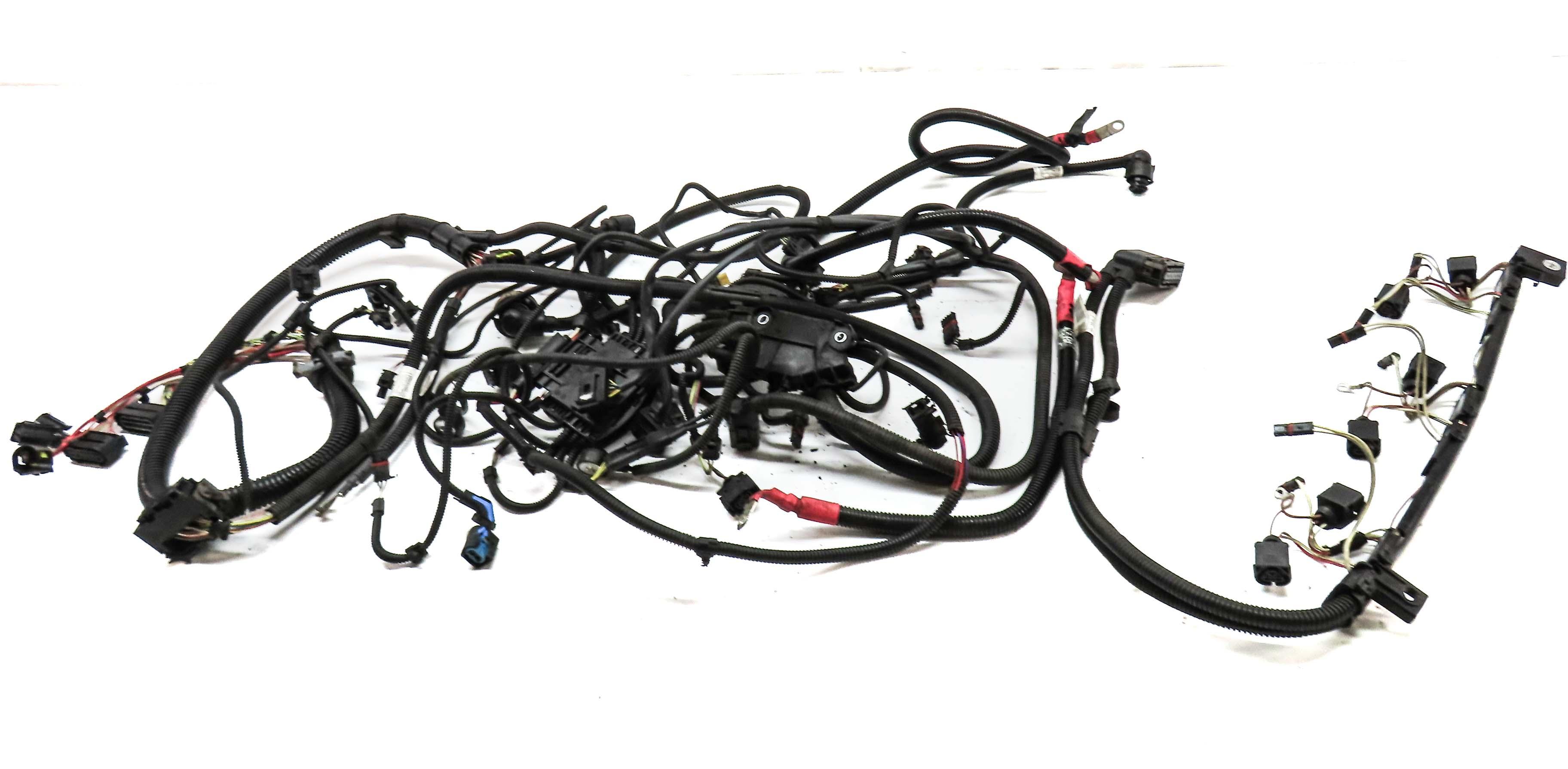 2011 BMW 535i SEDAN (F10) 3.0L TURBO N55 ENGINE WIRE WIRING HARNESS 7605076 — exact item pictured