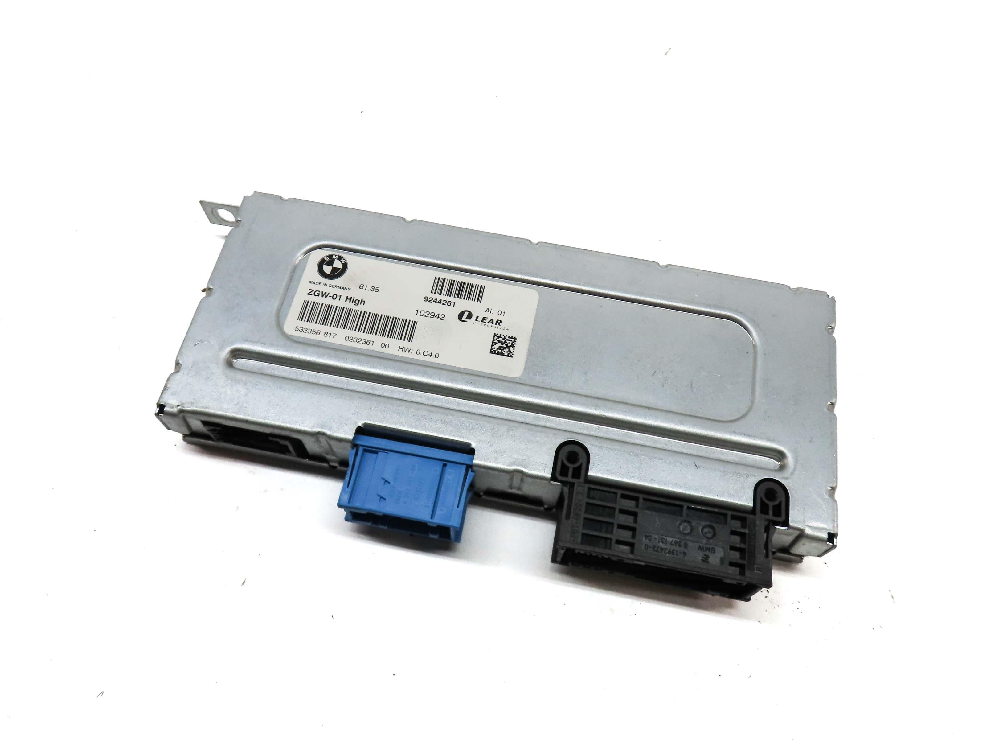 2011 BMW 535i SEDAN (F10) THEFT LOCKING CENTRAL GATEWAY CONTROL MODULE 9244261 — exact item pictured