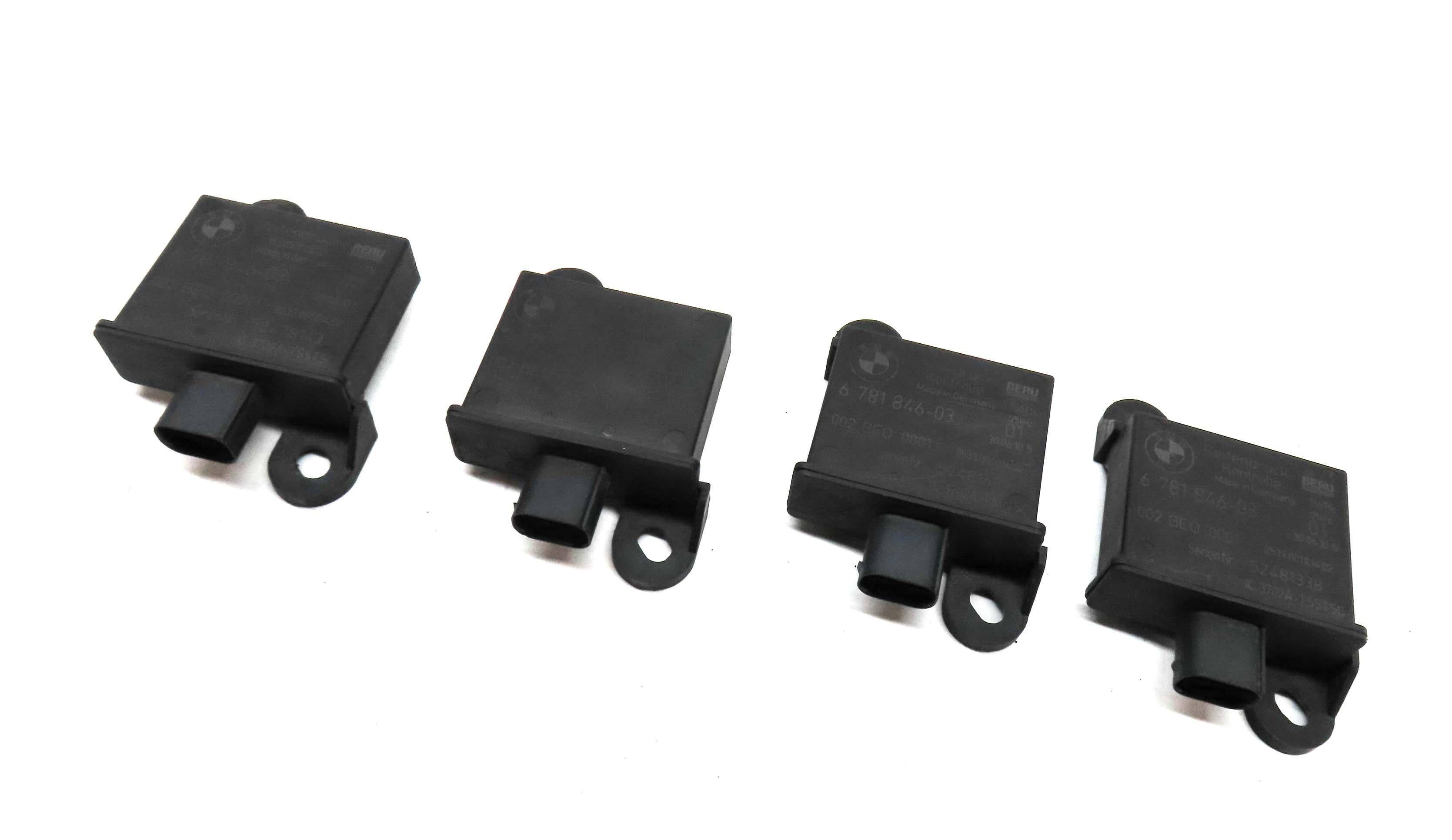 2011 BMW 535i SEDAN F10 TIRE PRESSURE MONITORING SYSTEM TPMS TRIGGER MODULE SET4 — exact item pictured