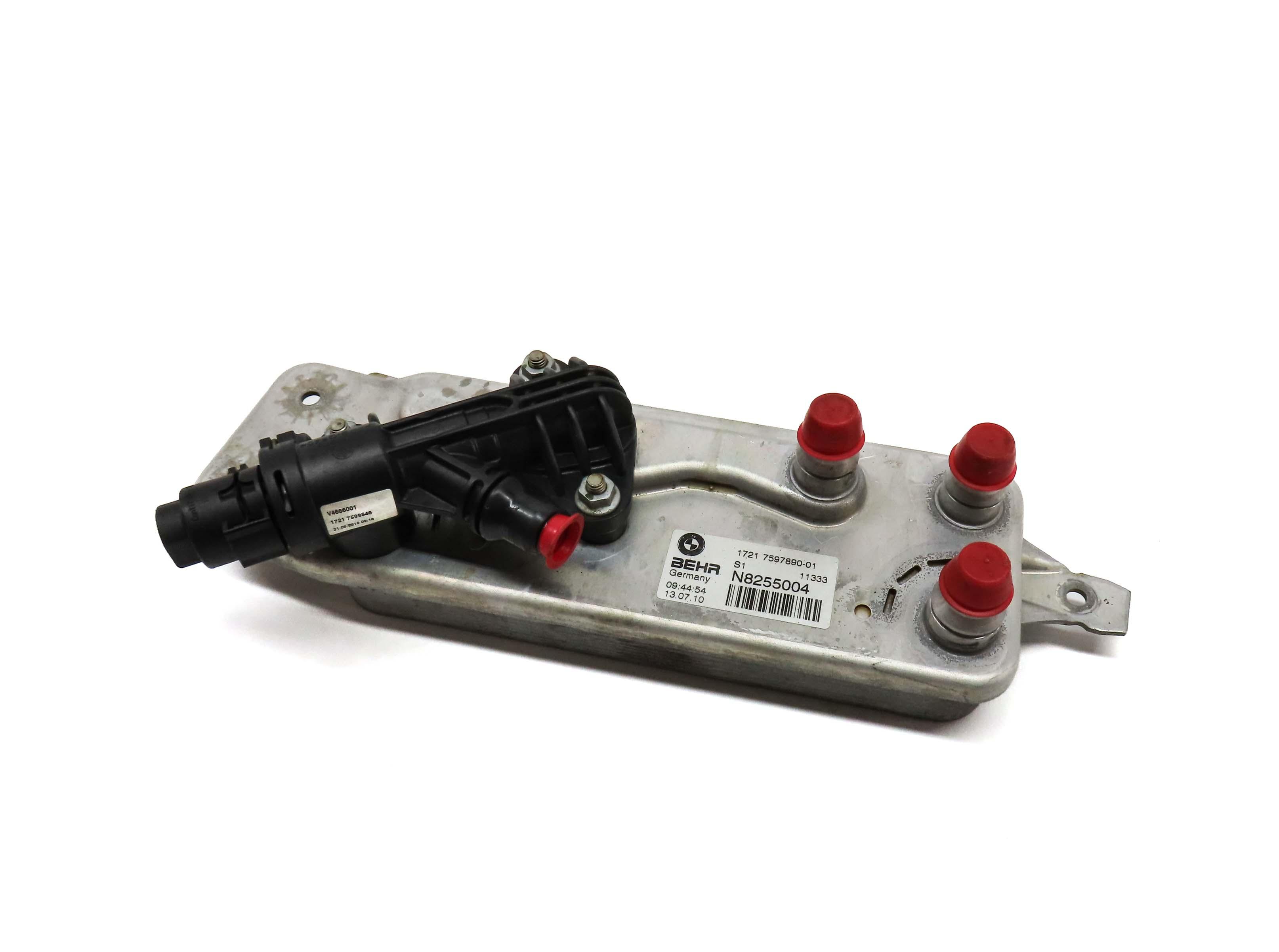 09-17 BMW 535i 640i 740i 750i 760i (F01 F06 F07 F10 F12) TRANSMISSION OIL COOLER — exact item pictured