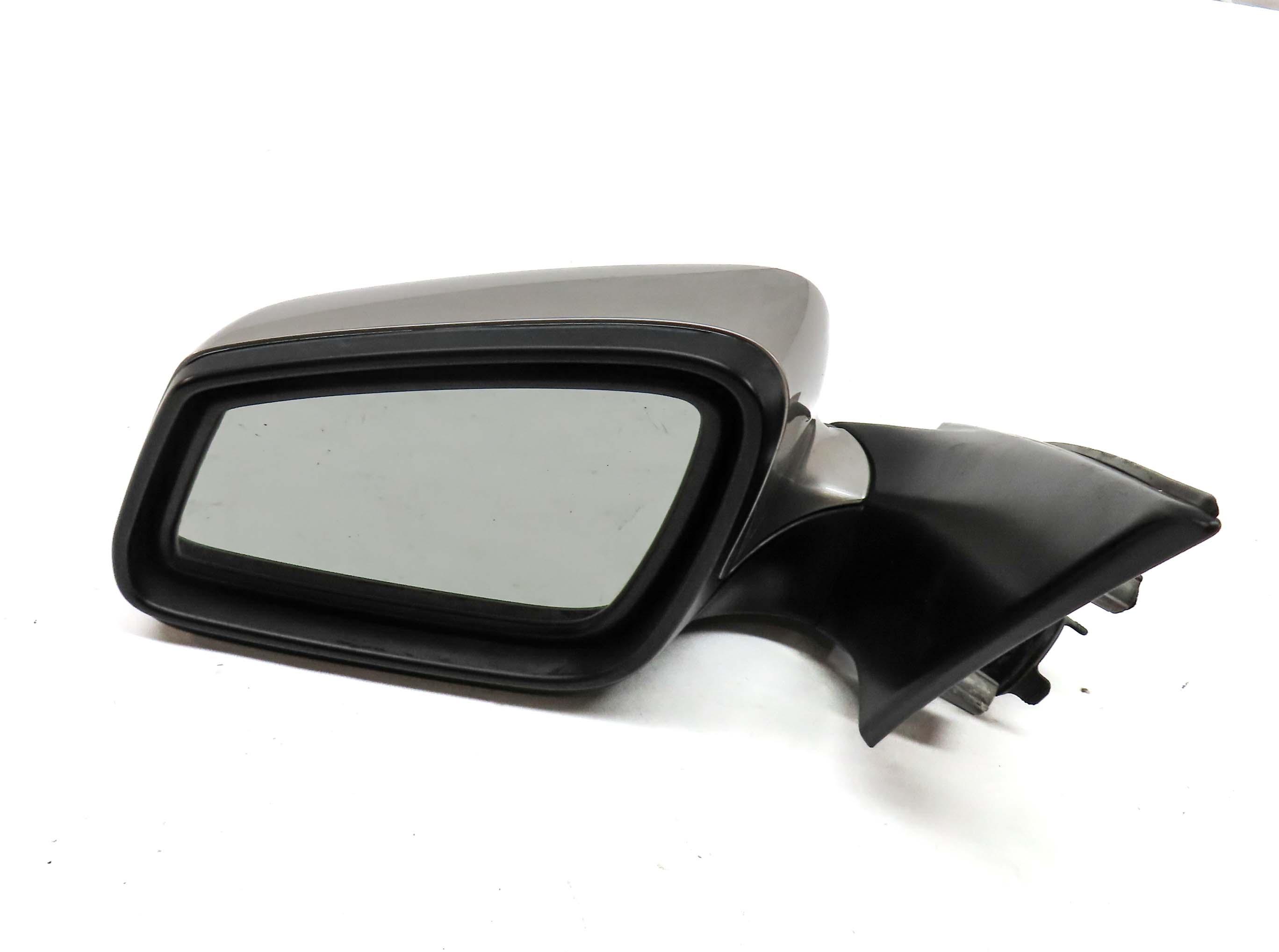 11-12 BMW 5 SERIES (F10) LEFT PFOLD HEAT AUTODIM CAMERA MIRROR (CASHMERE SILVER) — exact item pictured