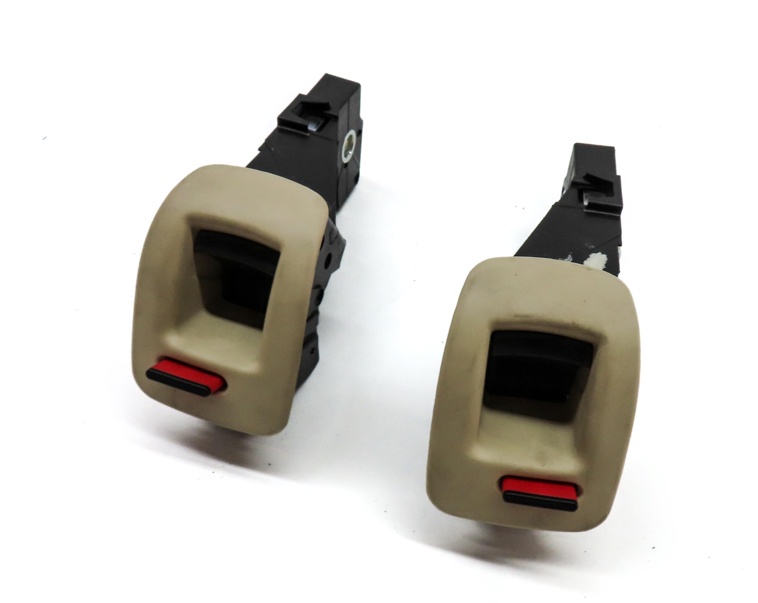 2015 BMW X5 (F15) REAR 2ND ROW LEFT & RIGHT SEAT LATCH & RELEASE BUTTON (Beige) — exact item pictured