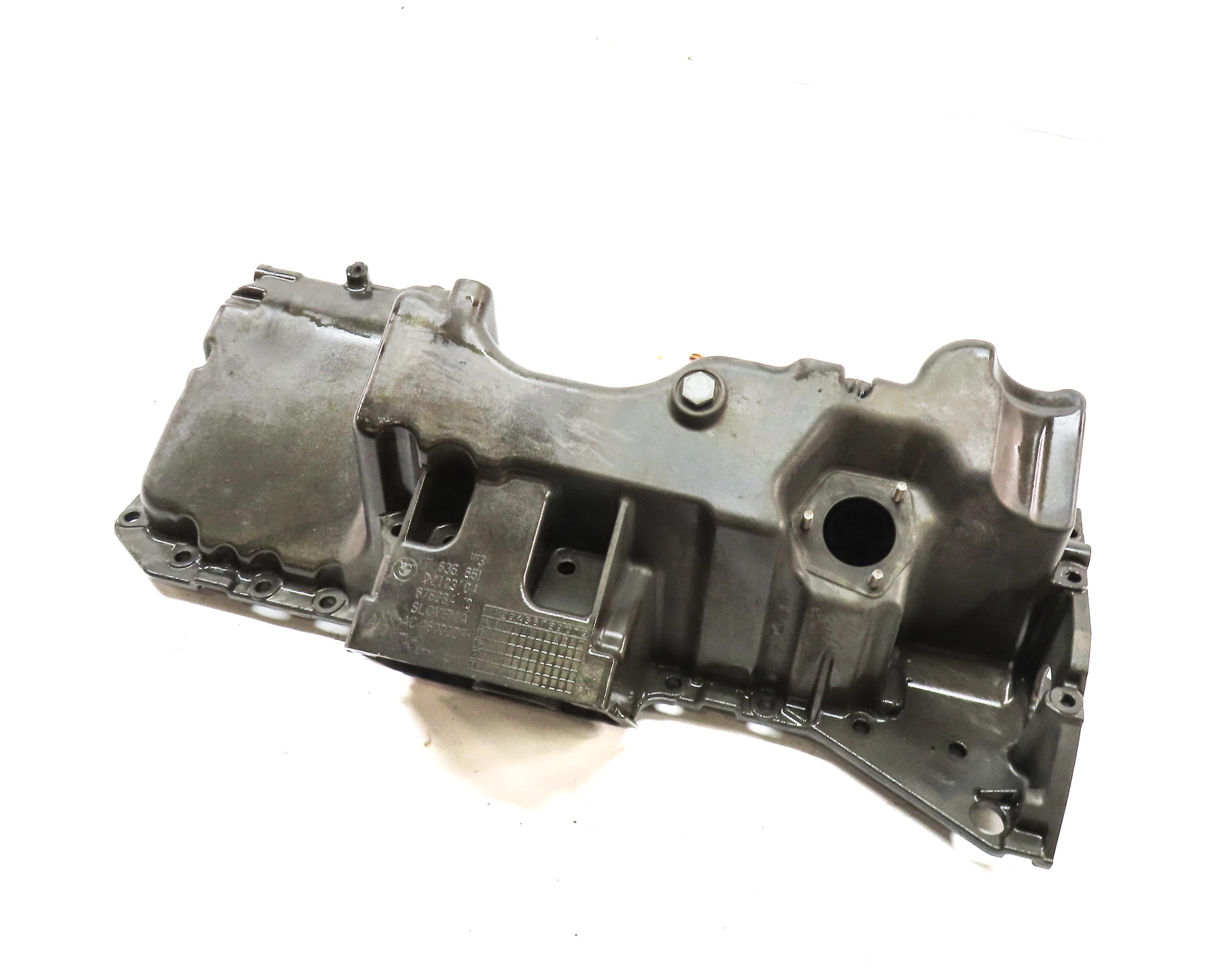 2014-2019 BMW X5 X6 (F15 F16) 3.0L N55 TURBO ENGINE OIL PAN FLUID PAN SUMP — exact item pictured
