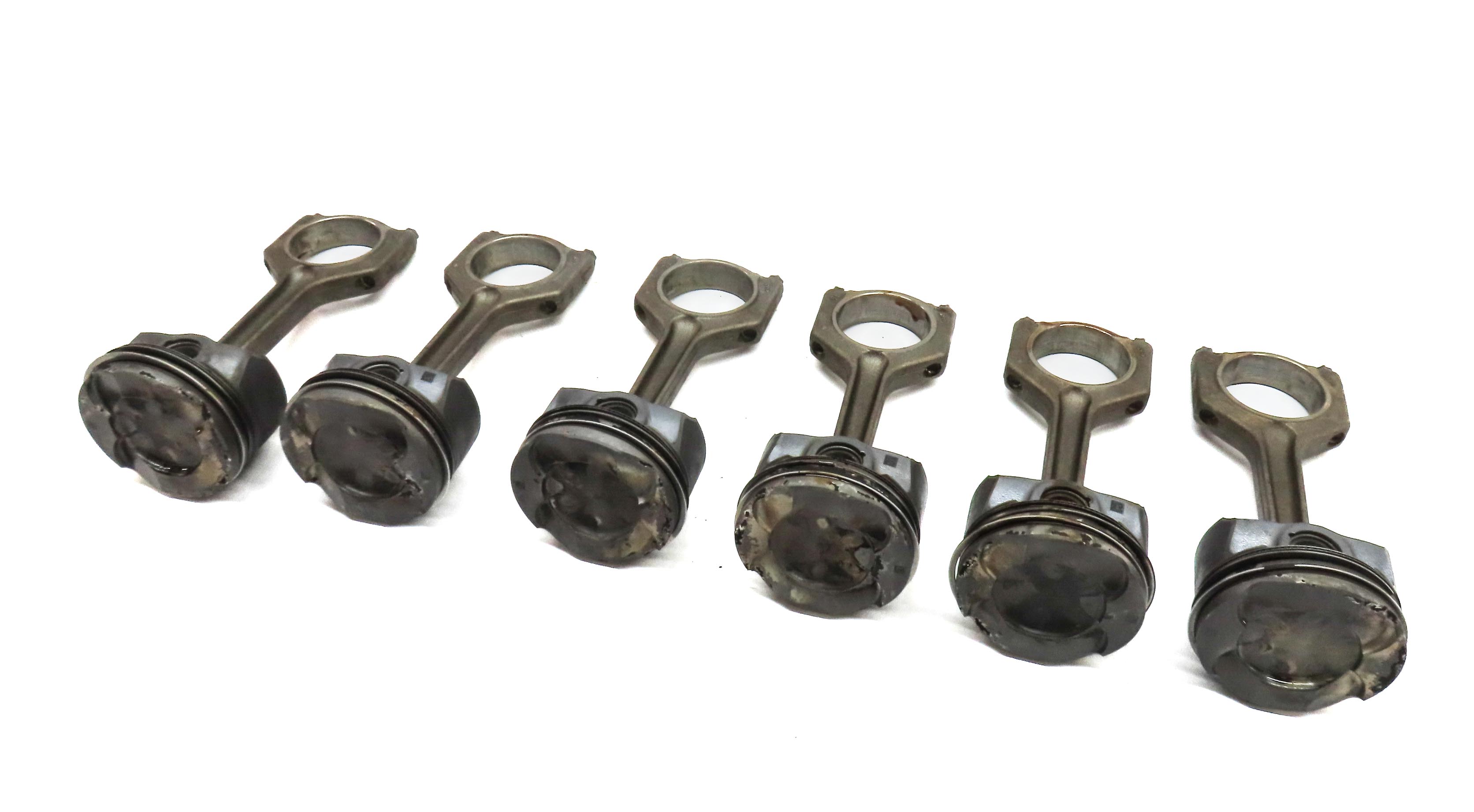 15-19 BMW 335i 435i 535i 640i 740i X1 X3 X4 X5 X6 - 3.0L N55 ENGINE PISTON SET 6 — exact item pictured