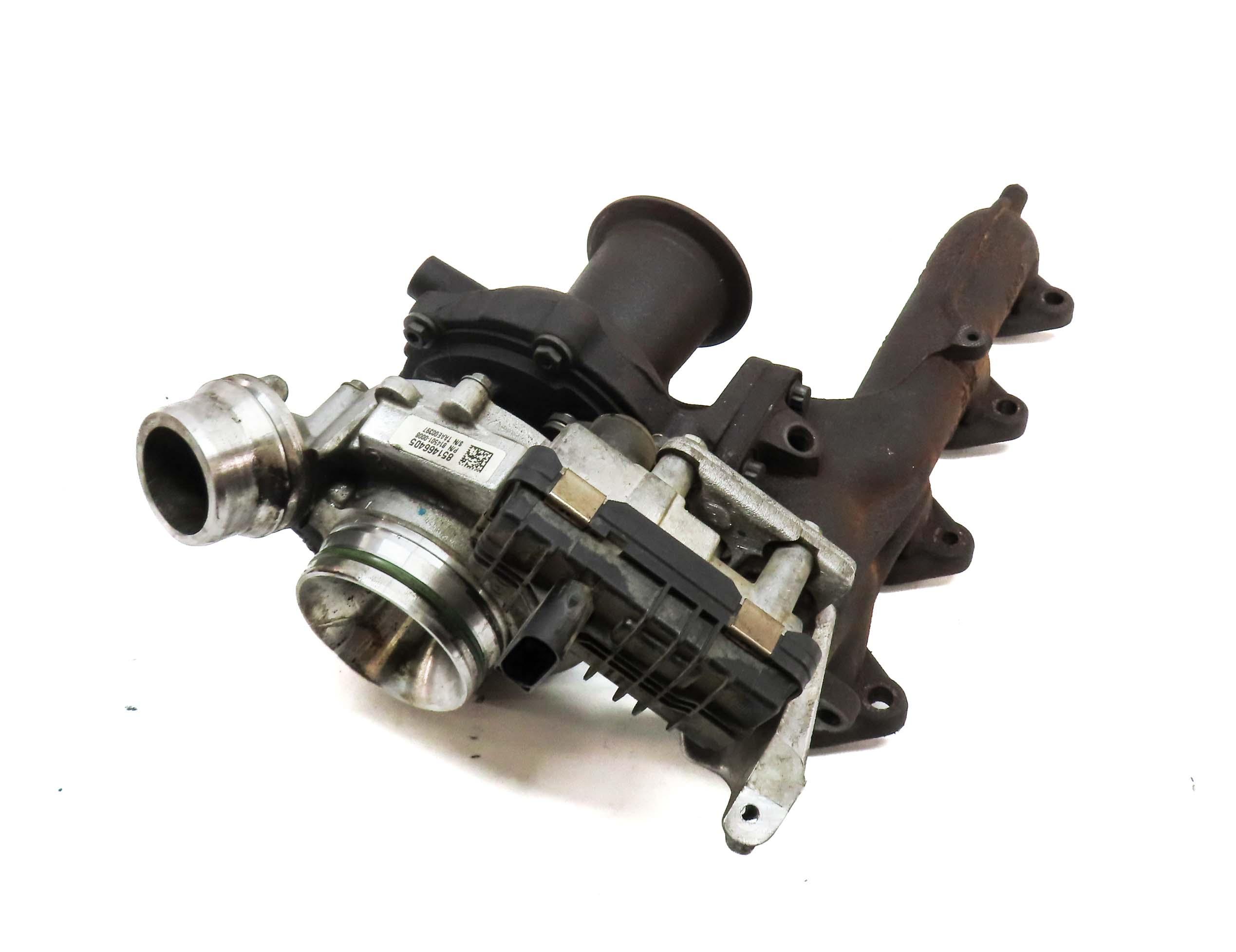 2014-2018 BMW 328i X3 (F25 F26) 2.0L N47T DIESEL ENGINE TURBOCHARGER w/ MANIFOLD — exact item pictured