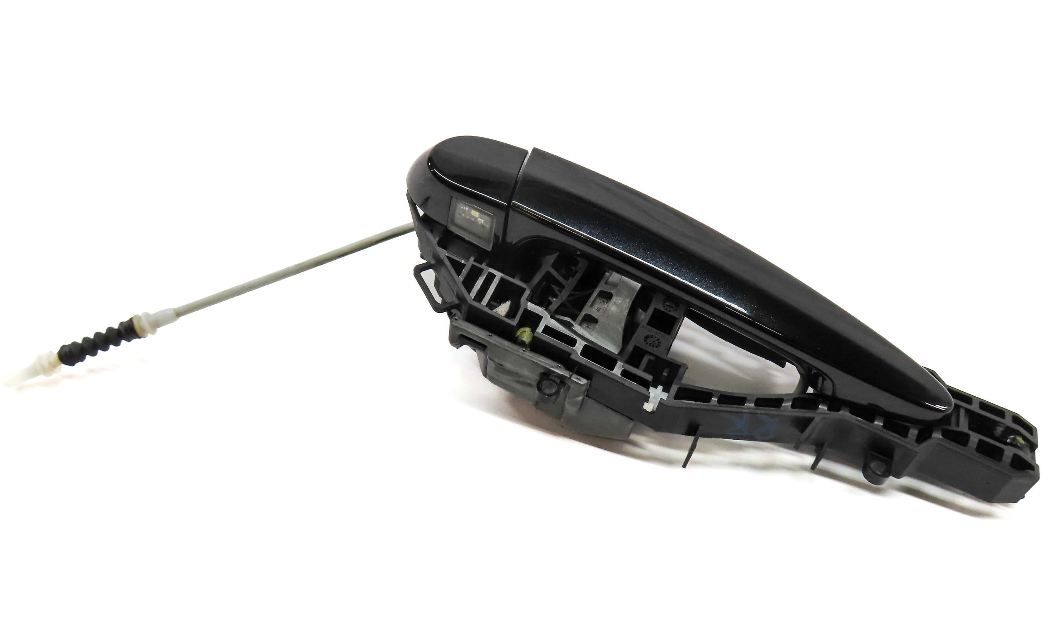 12-19 BMW 228i 328i 330i 335i (F30 F31 F32 F33) RIGHT REAR DOOR HANDLE (BLACK) — exact item pictured