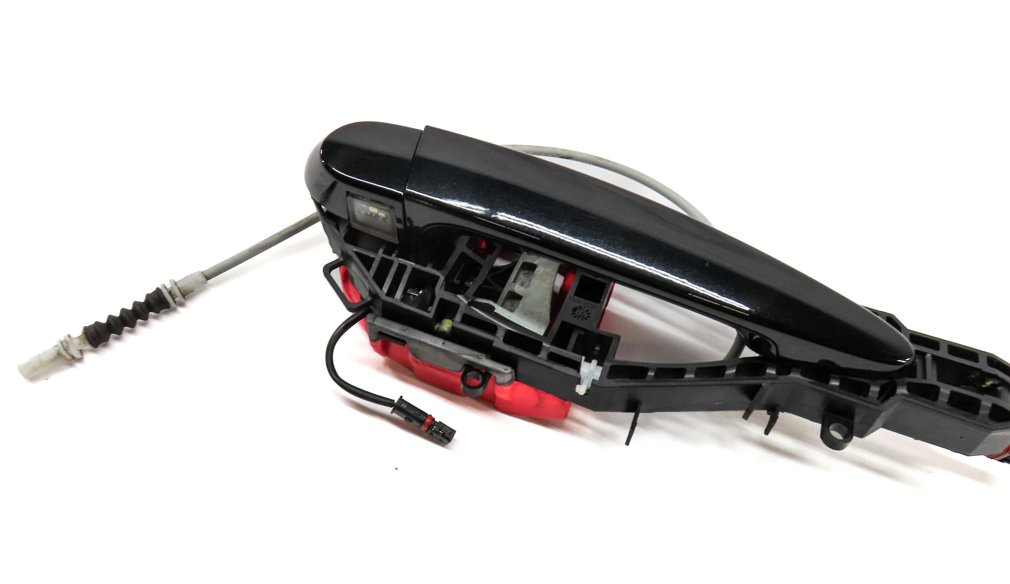 12-19 BMW 328i 330i 335i 340i (F30) RIGHT FRONT COMFORT DOOR HANDLE (BLACK) — exact item pictured