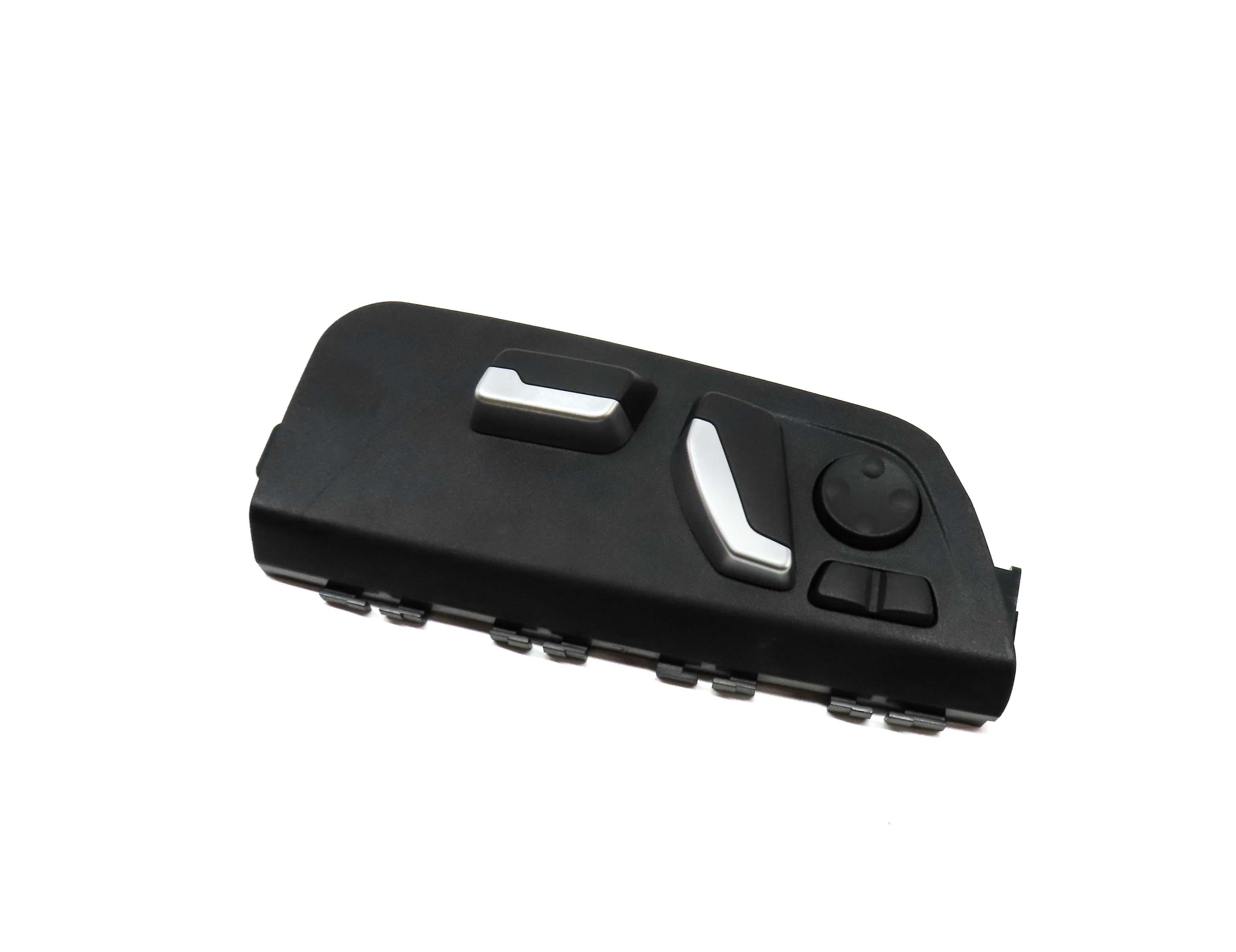 2016 BMW 328d (F30) FRONT RIGHT PASSENGER SEAT ADJUST SWITCH w/ LUMBAR (BLACK) — exact item pictured