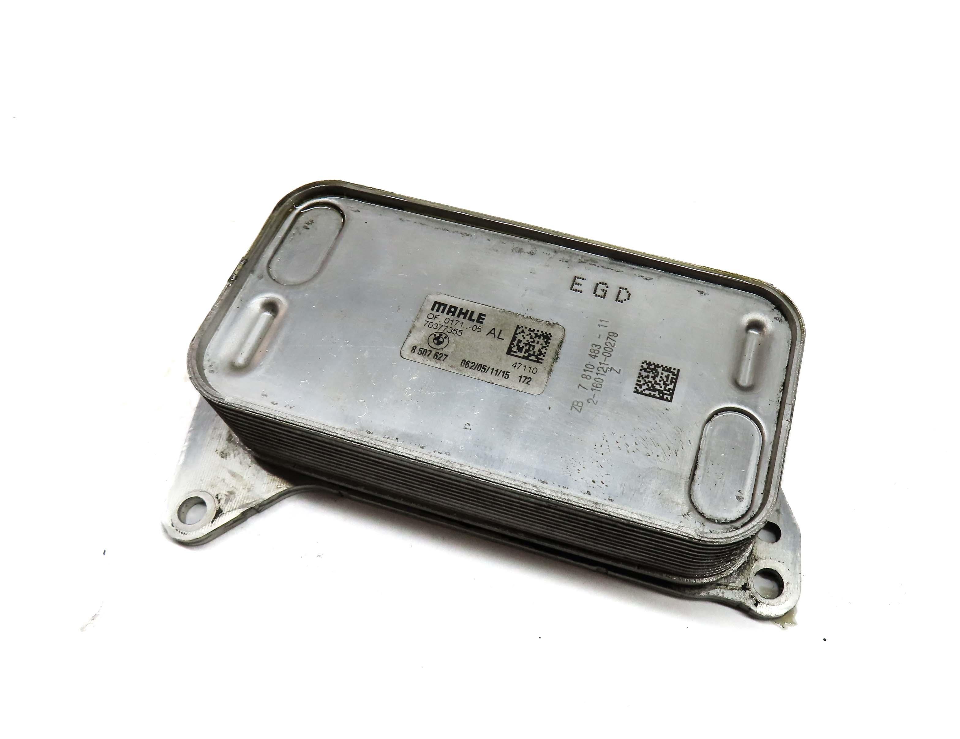 14-18 BMW 328 X3 (F30 F25) 2.0L TURBO DIESEL ENGINE OIL COOLER / FILTER — exact item pictured
