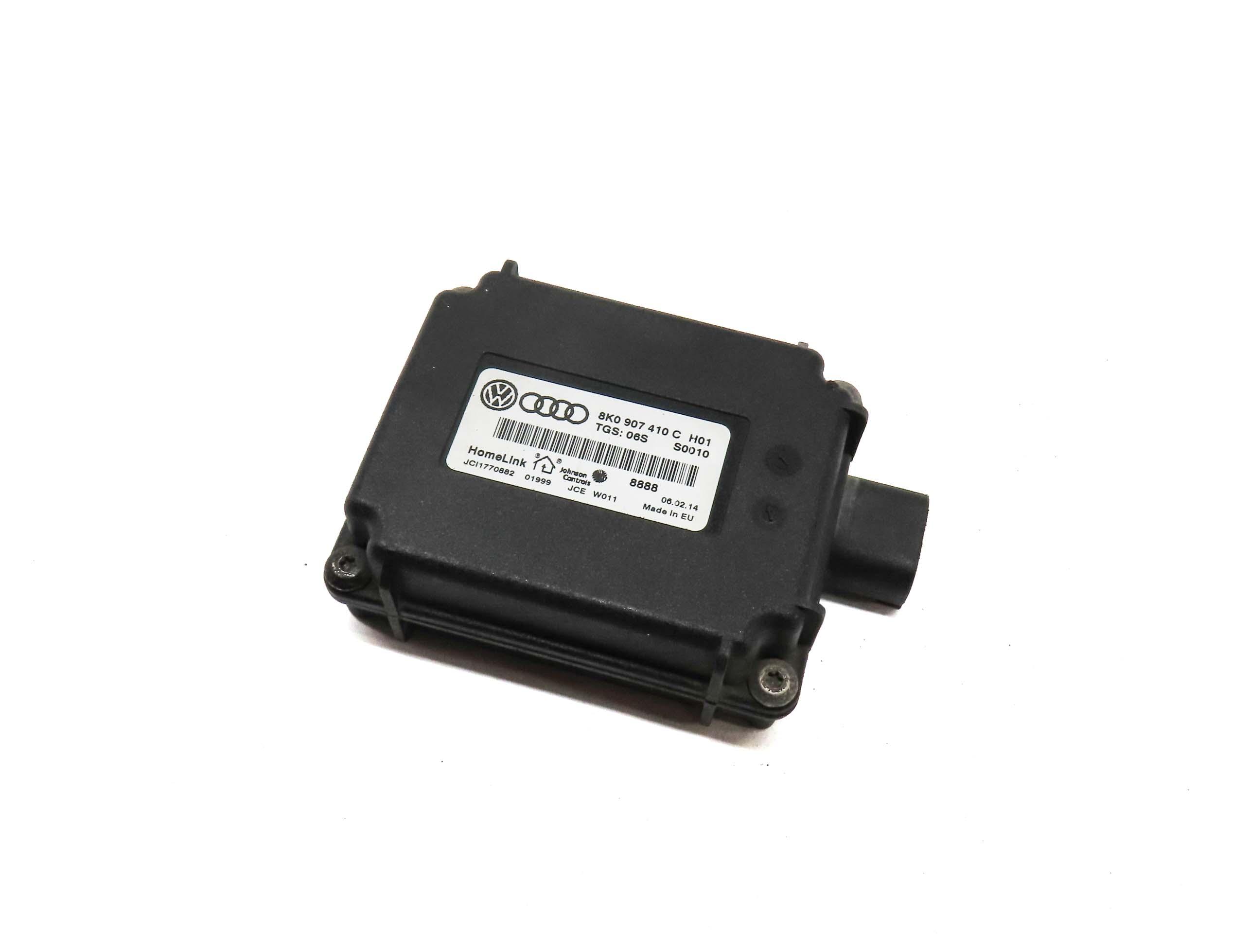 2008-2012 AUDI A4 S4 A5 Q5 Q7 (B8 8K 8T 8R 4L) HOMELINK GARAGE DOOR GATE MODULE — exact item pictured