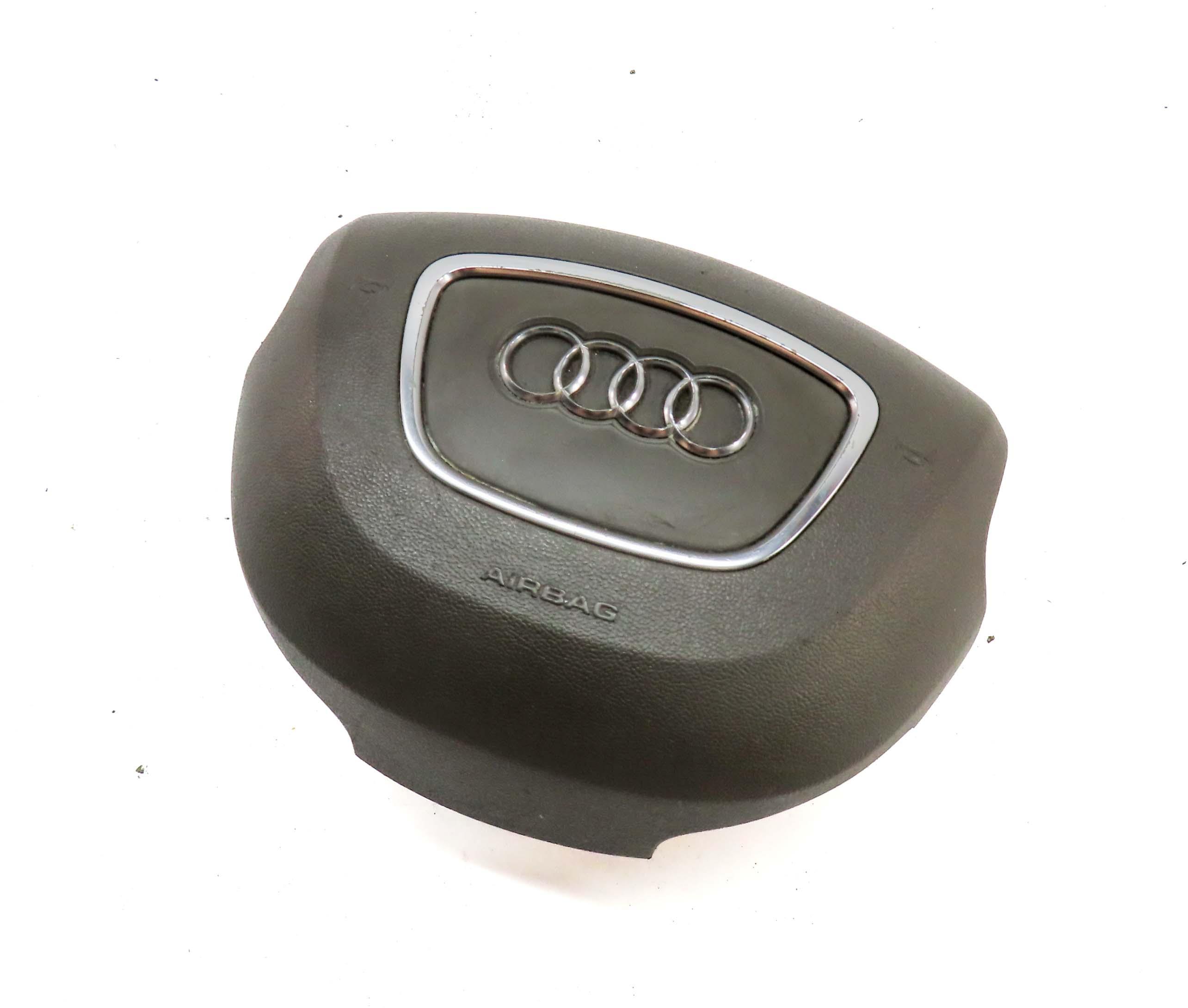 2011-2015 AUDI Q7 (4L) LEFT DRIVER STEERING WHEEL SRS AIRBAG AIR BAG (BROWN) — exact item pictured