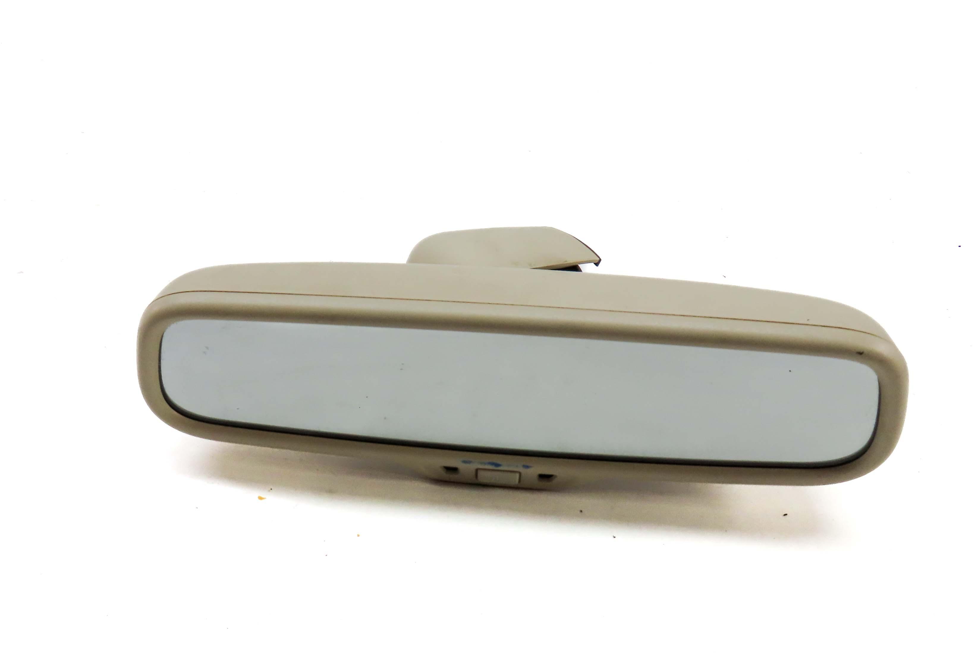 2010-2015 AUDI Q7 (4L) INTERIOR AUTODIM REAR VIEW MIRROR w/ COMPASS (BEIGE) — exact item pictured