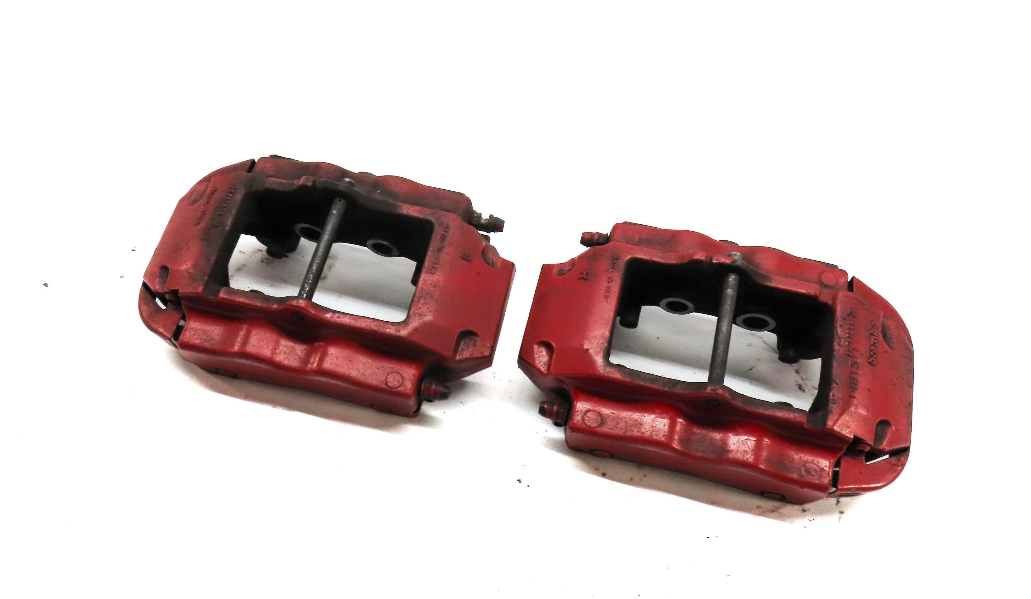 04-15 VW TOUAREG AUDI Q7 (4L) REAR LEFT & RIGHT DISC BRAKE CALIPER SET-2 BREMBO — exact item pictured