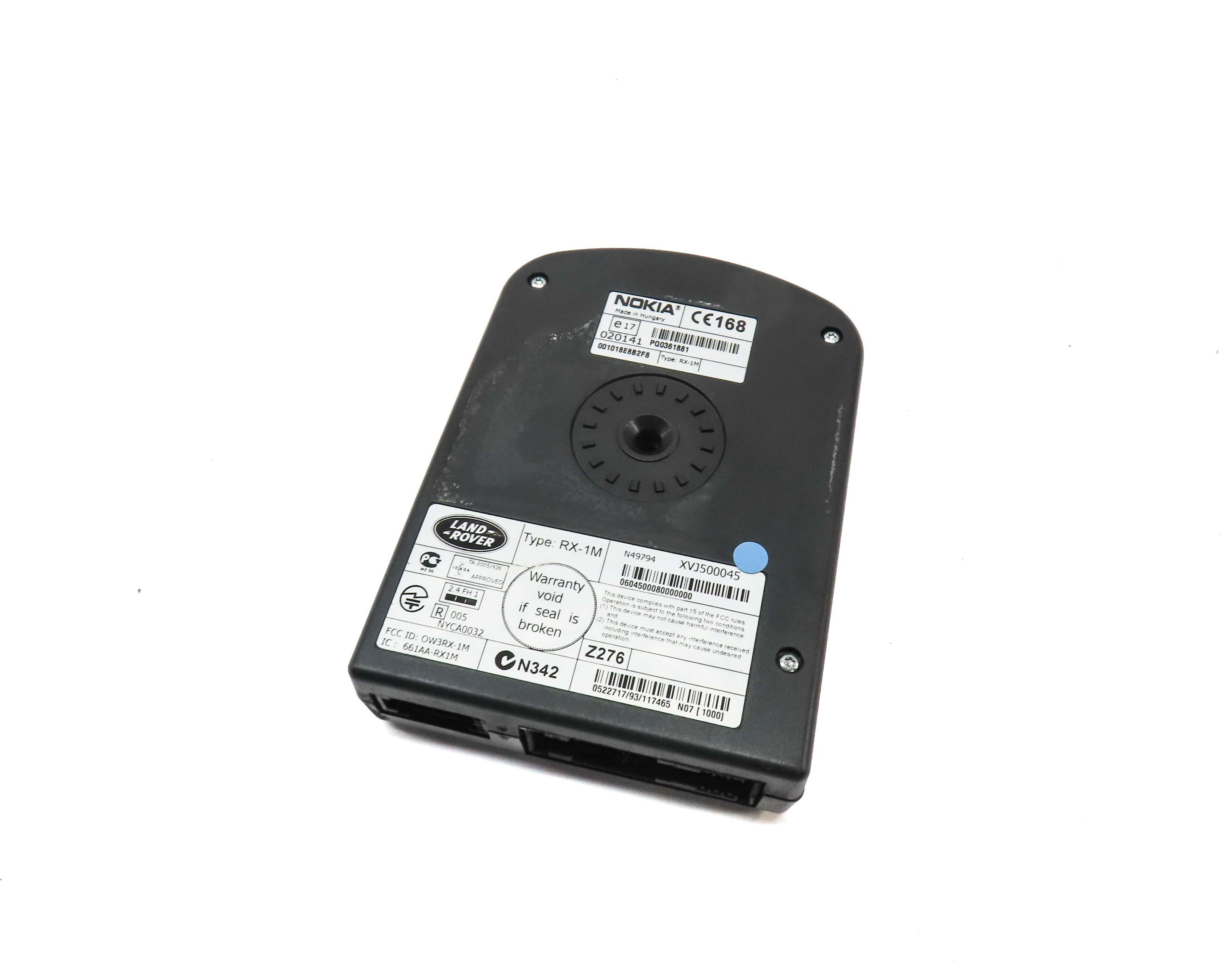 2006 LAND RANGE ROVER (L322) PHONE BLUETOOTH CONTROL MODULE (NOKIA) XVJ500045 — exact item pictured