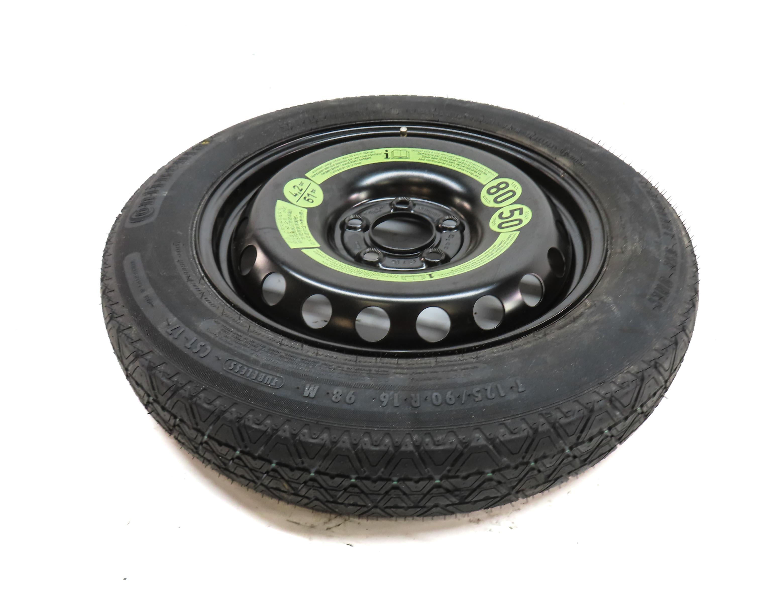 2008-2013 MERCEDES BENZ C230 C250 C300 C350 (W204) 16x3-1/2 SPARE TIRE WHEEL RIM — exact item pictured