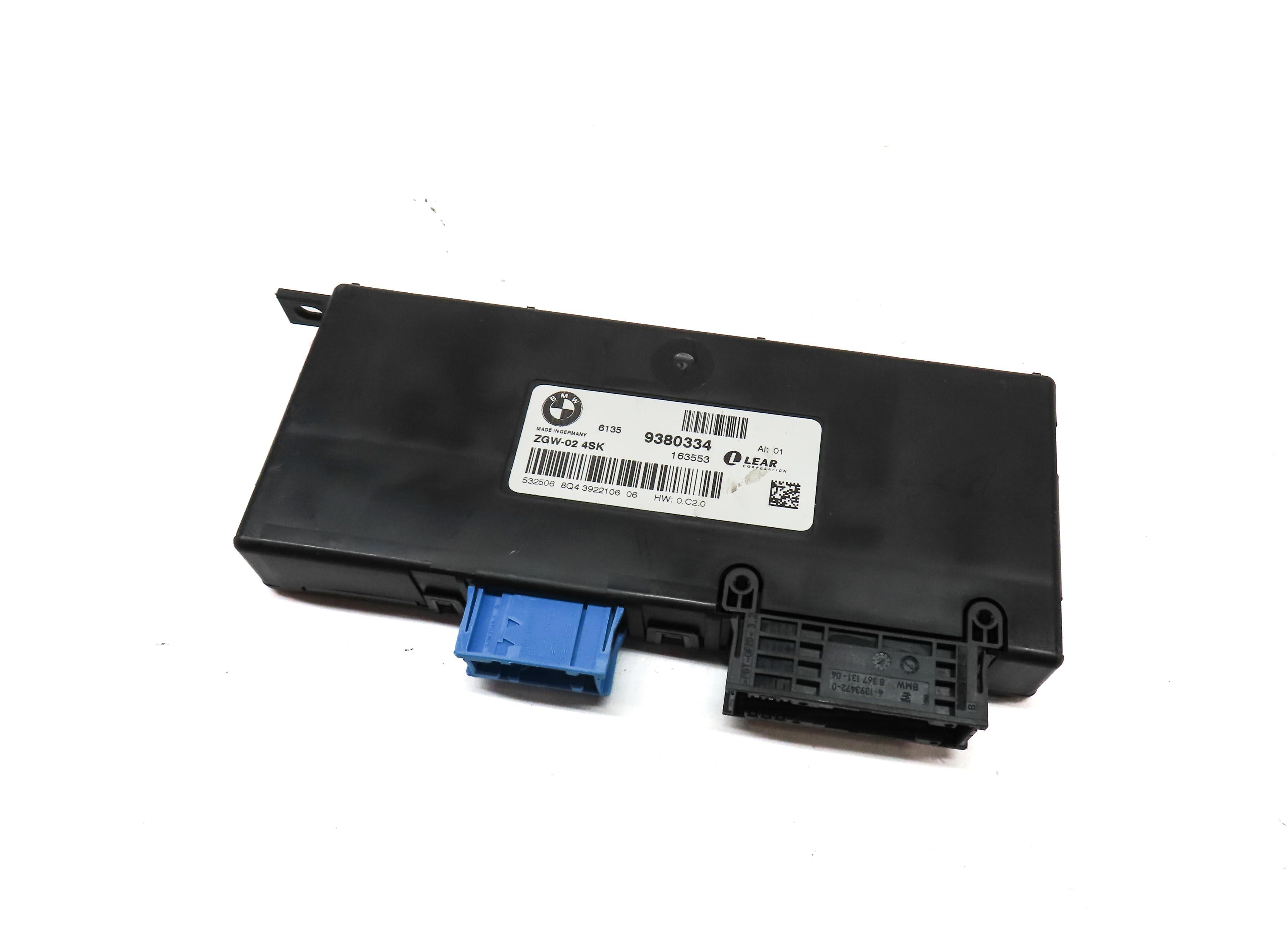 2011-2018 BMW X3 X4 (F25 F26) CENTRAL GATEWAY CONTROL MODULE COMPUTER — exact item pictured