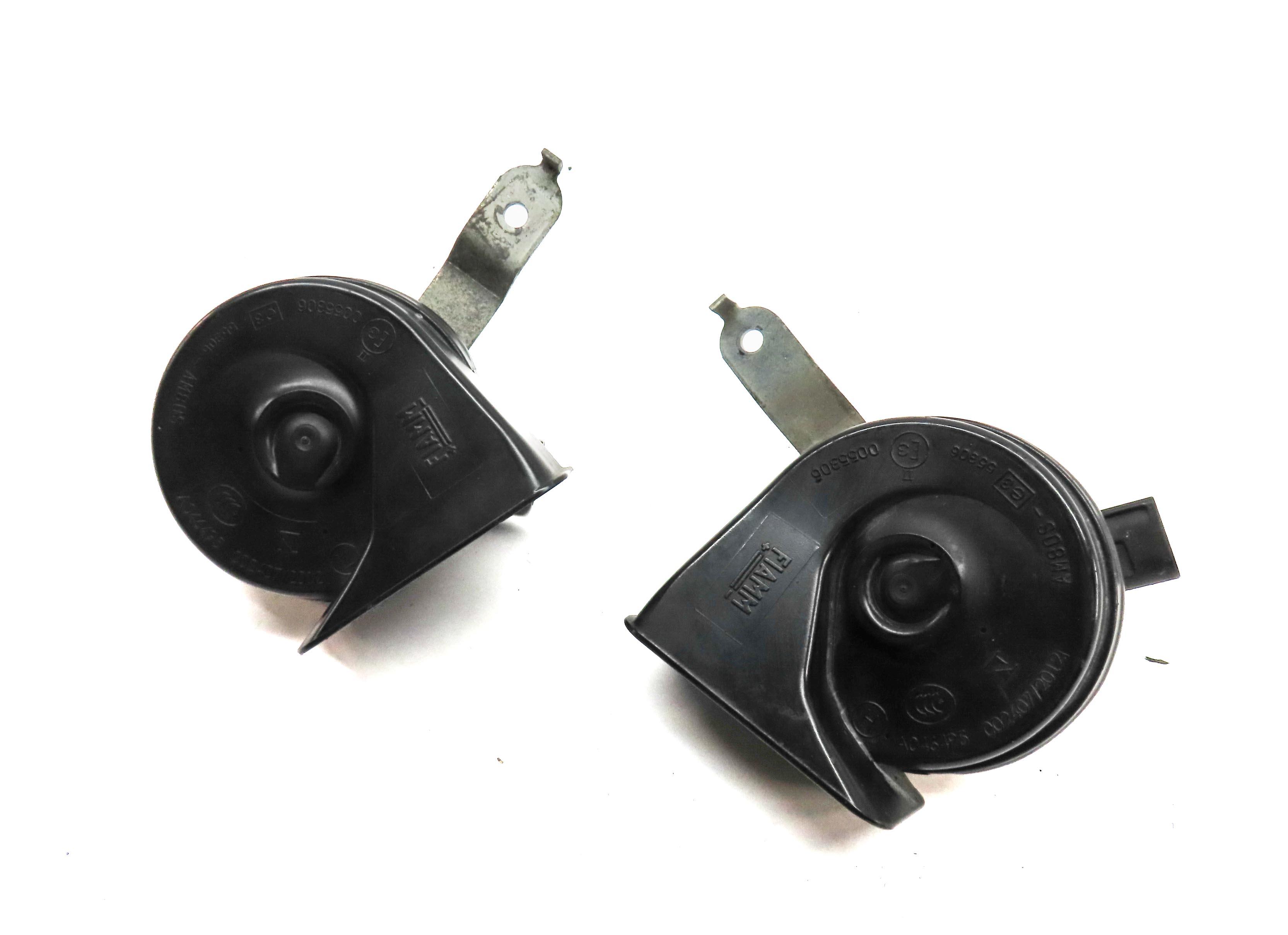 2011-2018 BMW X3 X4 (F25 F26) HIGH & LOW TONE SAFETY HORN SET-2 — exact item pictured