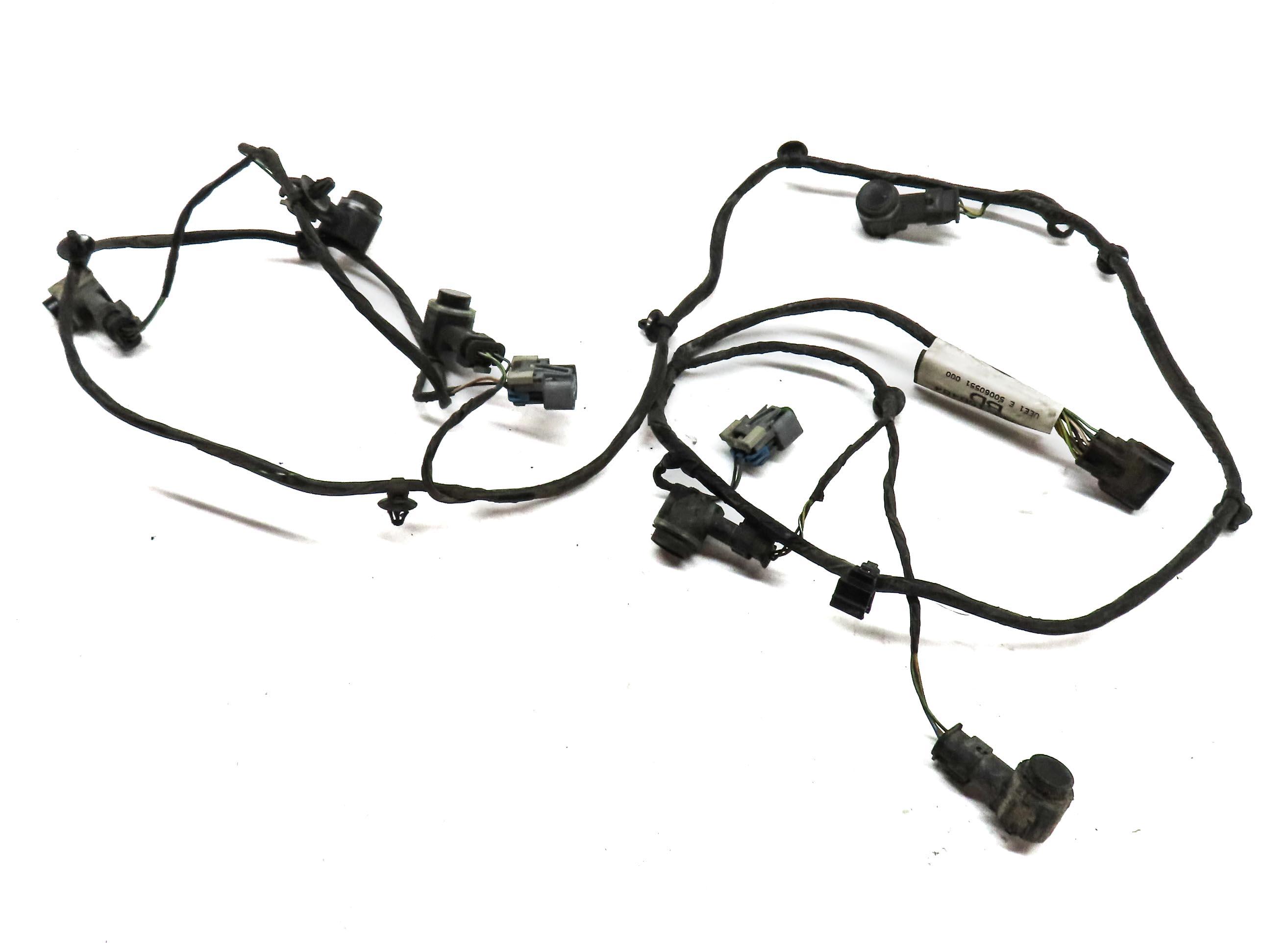 2015 RANGE ROVER EVOQUE L538 REAR PARK ASSIST PDC SENSOR SET6 (BLACK) & HARNESS — exact item pictured