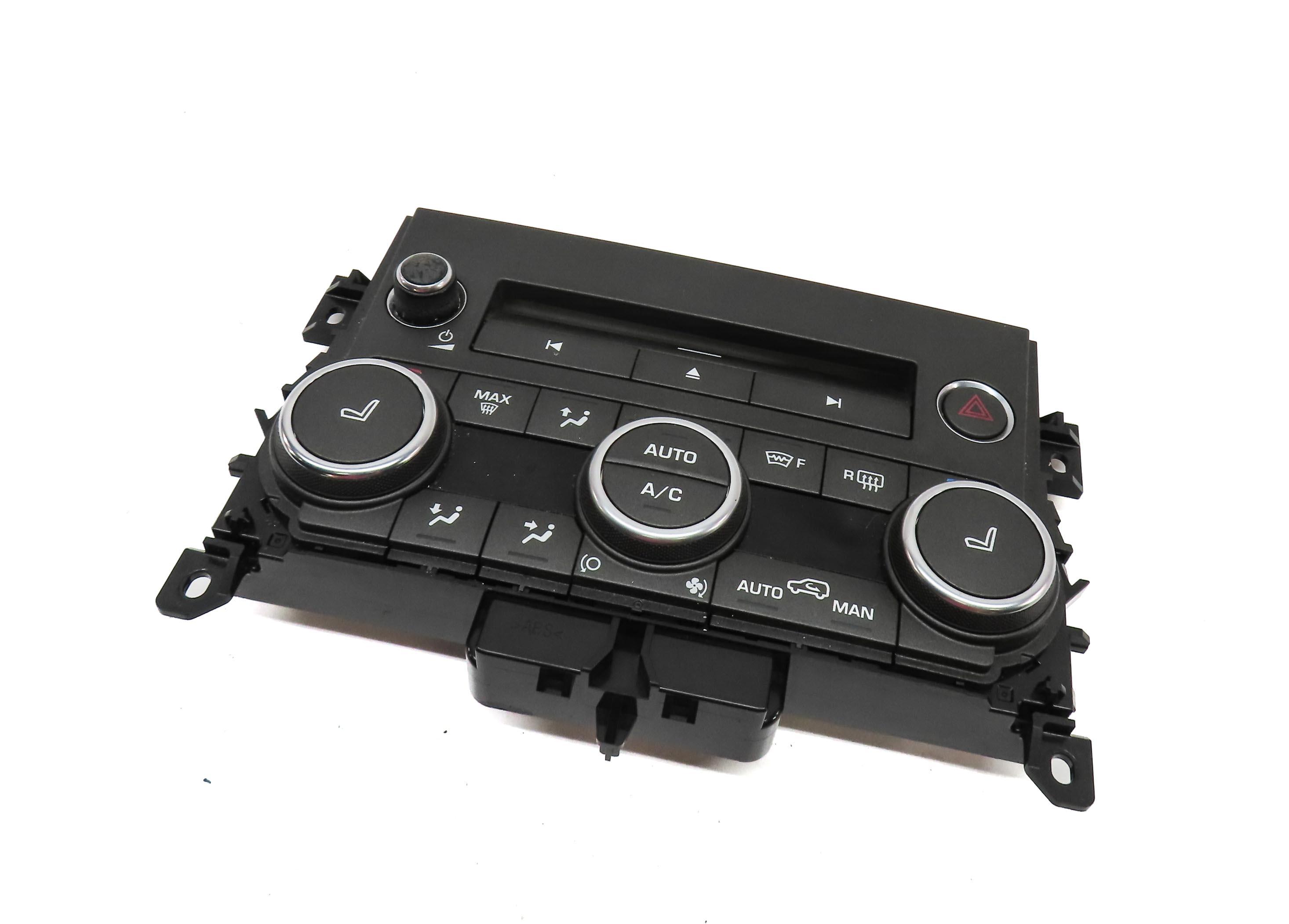 2014-2015 RANGE ROVER EVOQUE (L538) FRONT HEATER A/C TEMPERATURE CONTROL PANEL — exact item pictured