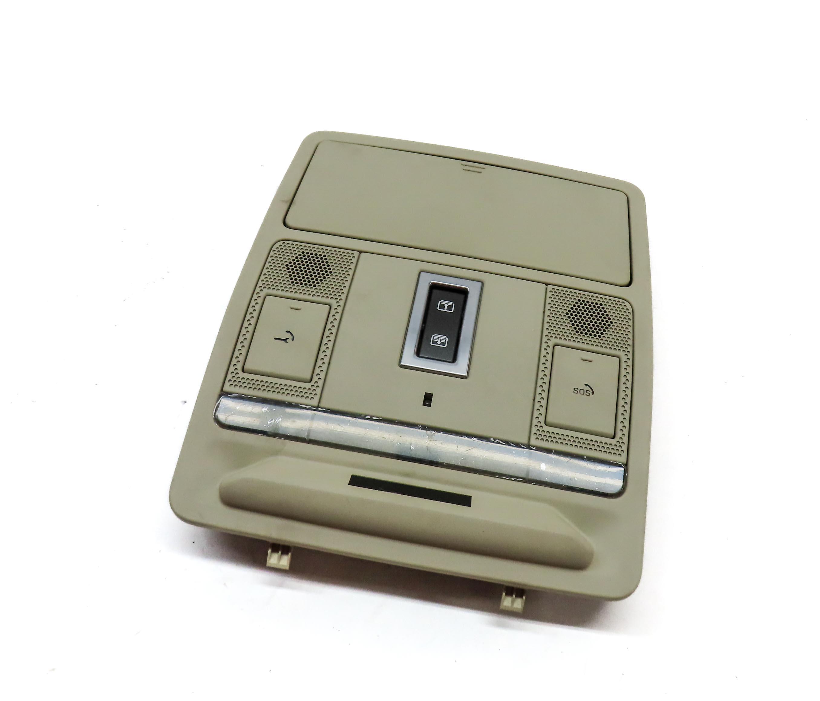 2015 LAND RANGE ROVER EVOQUE L538 FRONT ROOF DOME LIGHT & SWITCH BUTTONS (IVORY) — exact item pictured