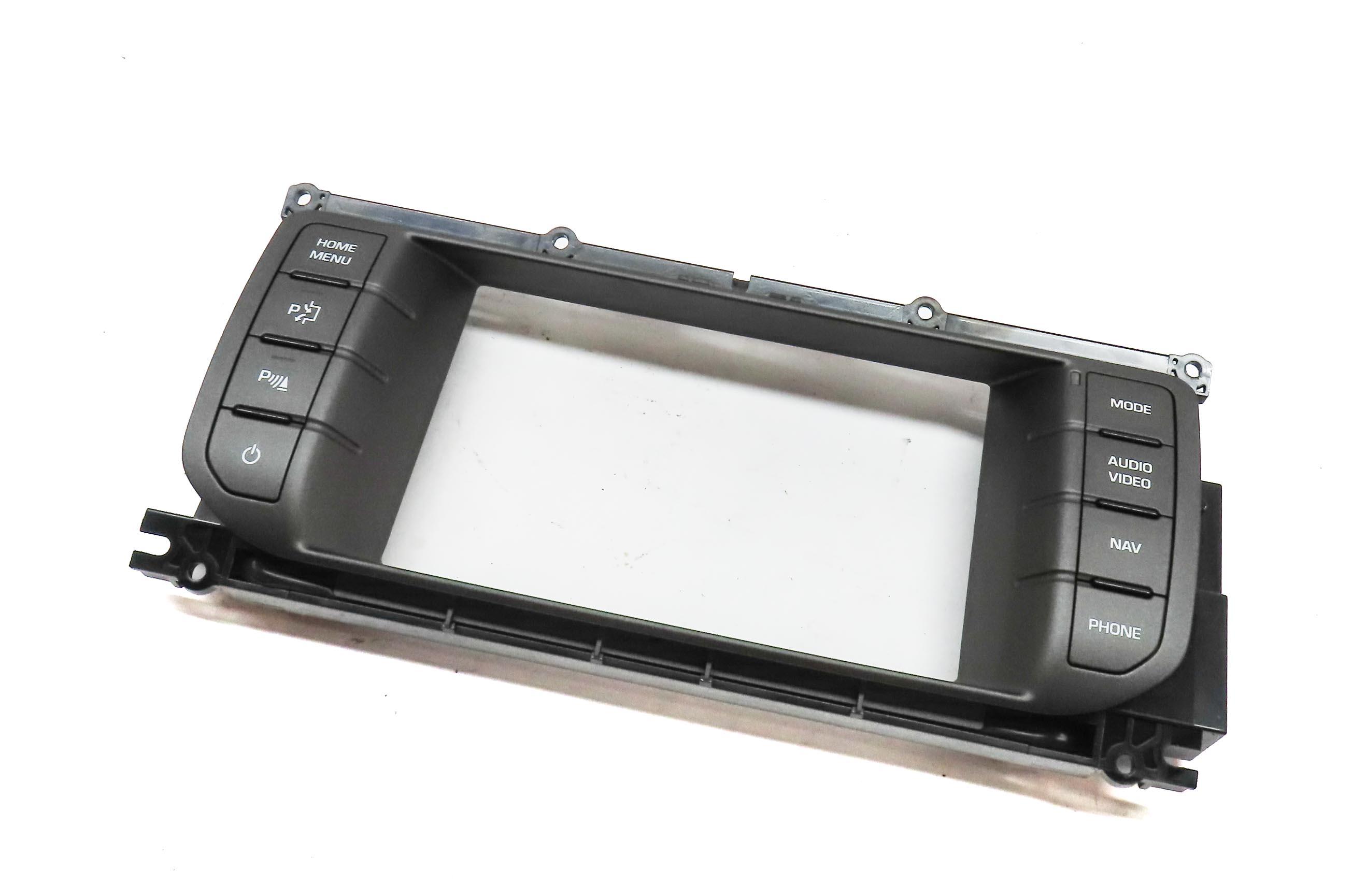 13-15 RANGE ROVER EVOQUE FRONT CENTER DASH GPS NAVIGATION DISPLAY SCREEN TRIM — exact item pictured