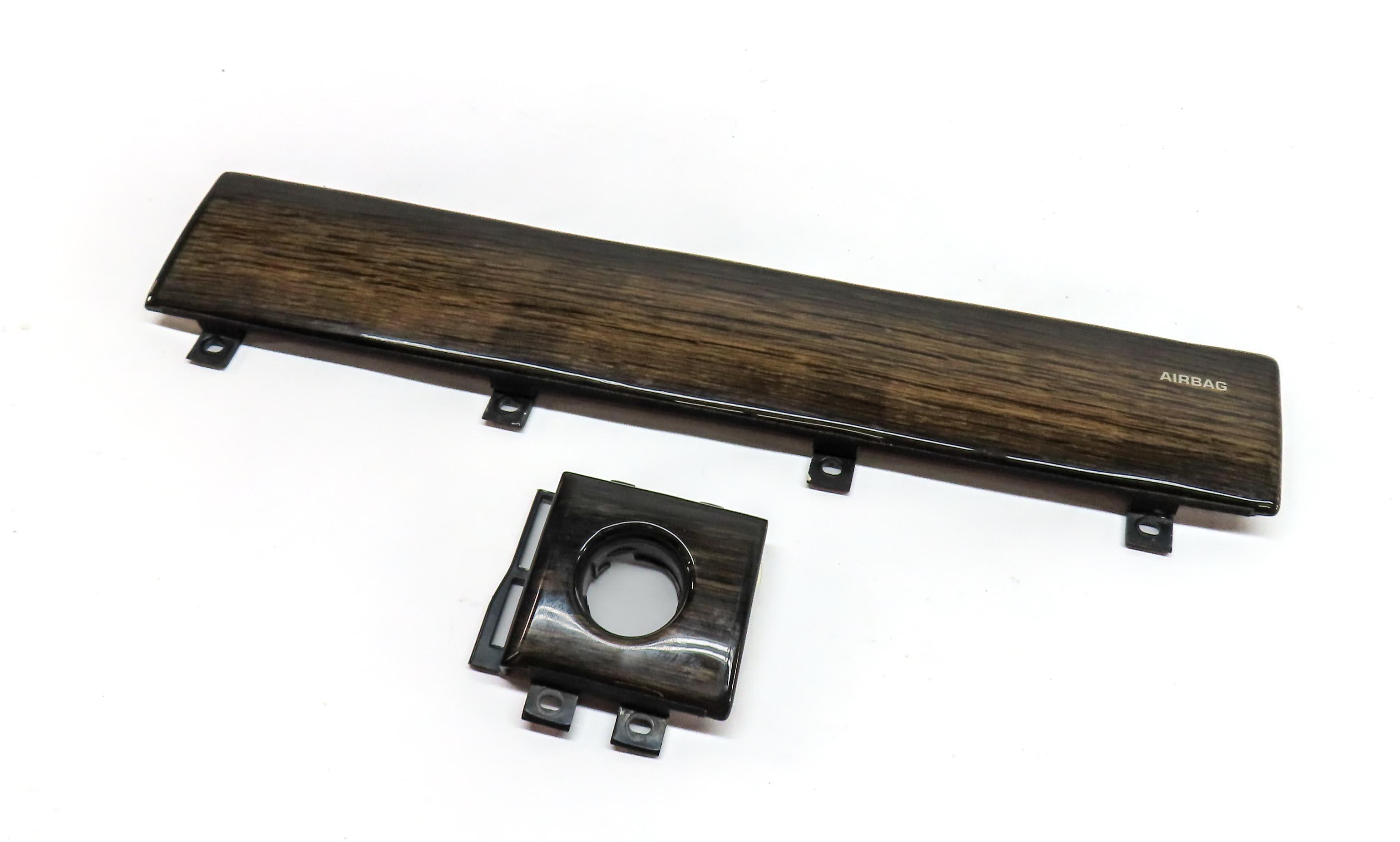 2015 RANGE ROVER EVOQUE L538 FRONT IGNITION & DASH DARK GRAY OAK WOOD TRIM SET 2 — exact item pictured