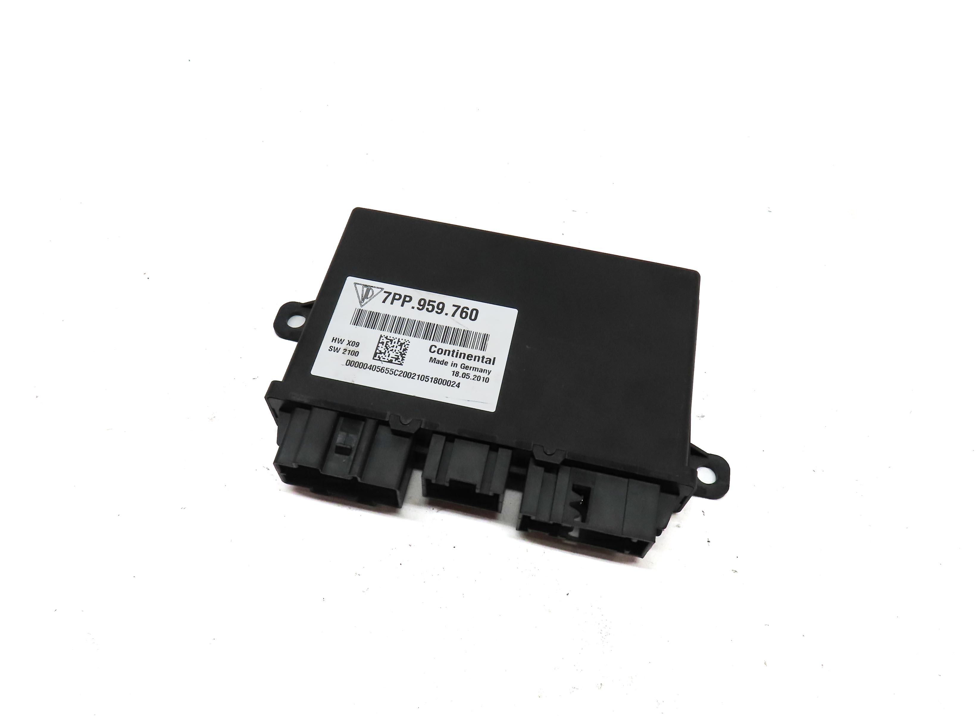 2011 PORSCHE CAYENNE (958) FRONT LEFT DRIVER SEAT CONTROL MODULE 7PP959760 — exact item pictured