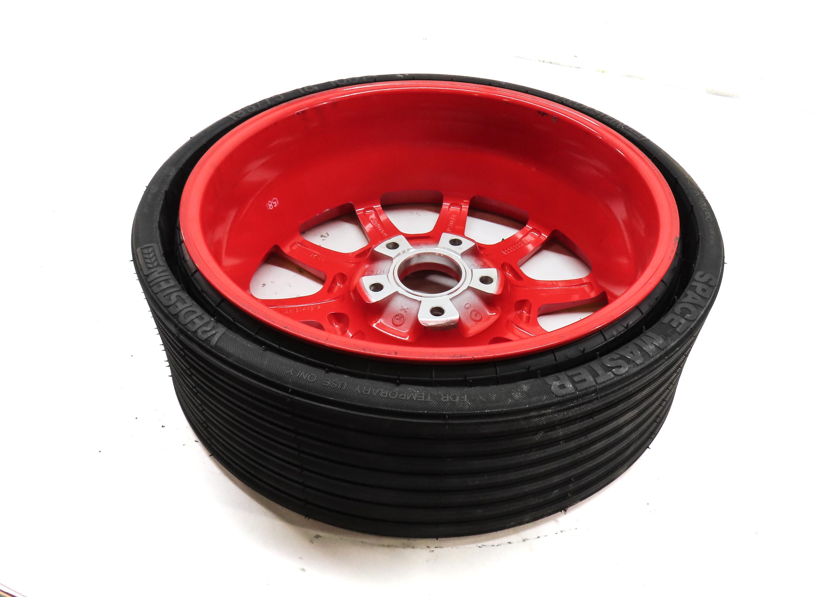 2003-2012 PORSCHE CAYENNE (955 957 958) 18x6.5 COLLAPSIBLE SPARE TIRE WHEEL RIM — exact item pictured