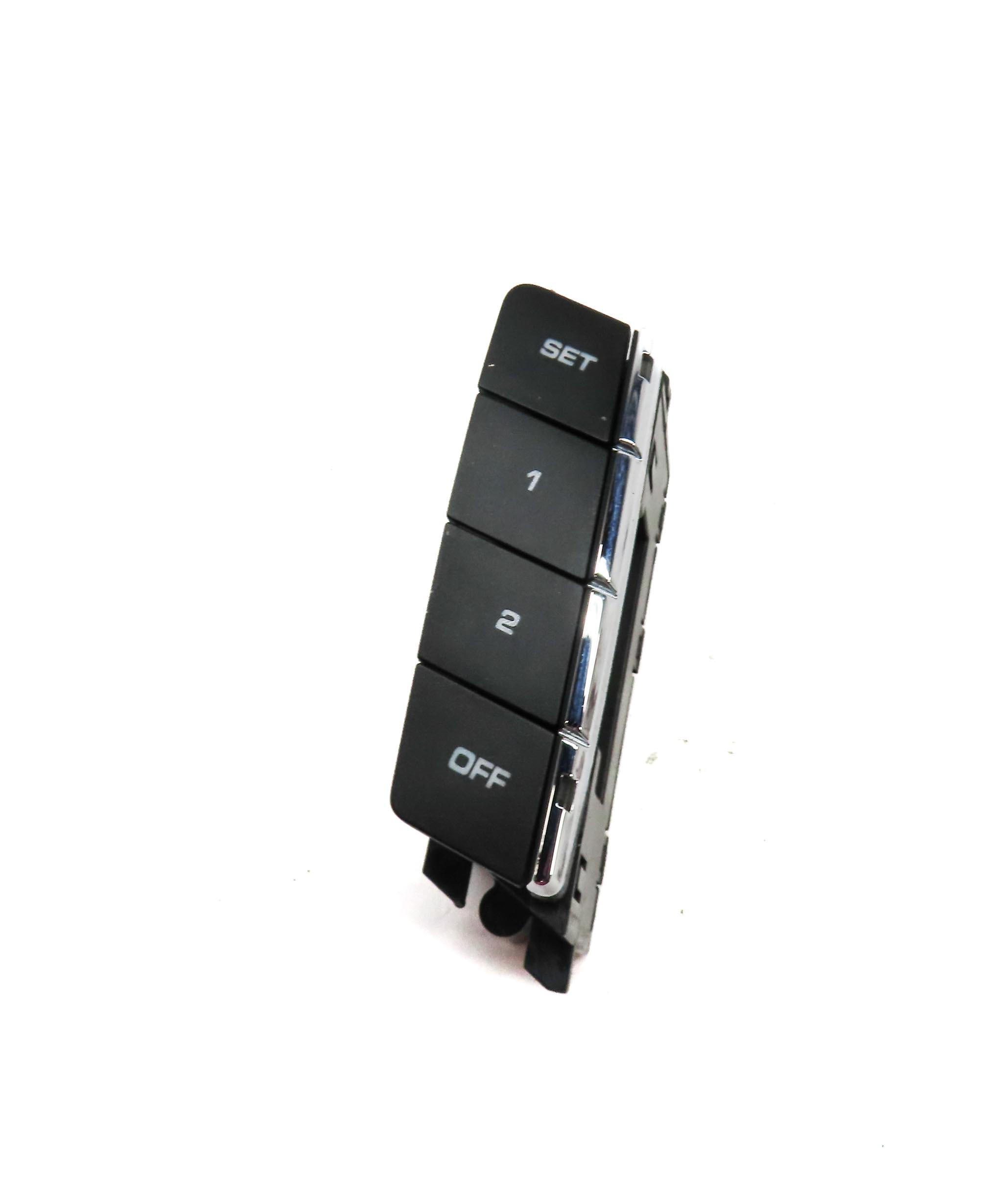 2011 PORSCHE CAYENNE (958) FRONT RIGHT PASSENGER SEAT MEMORY SWITCH BUTTON PANEL — exact item pictured