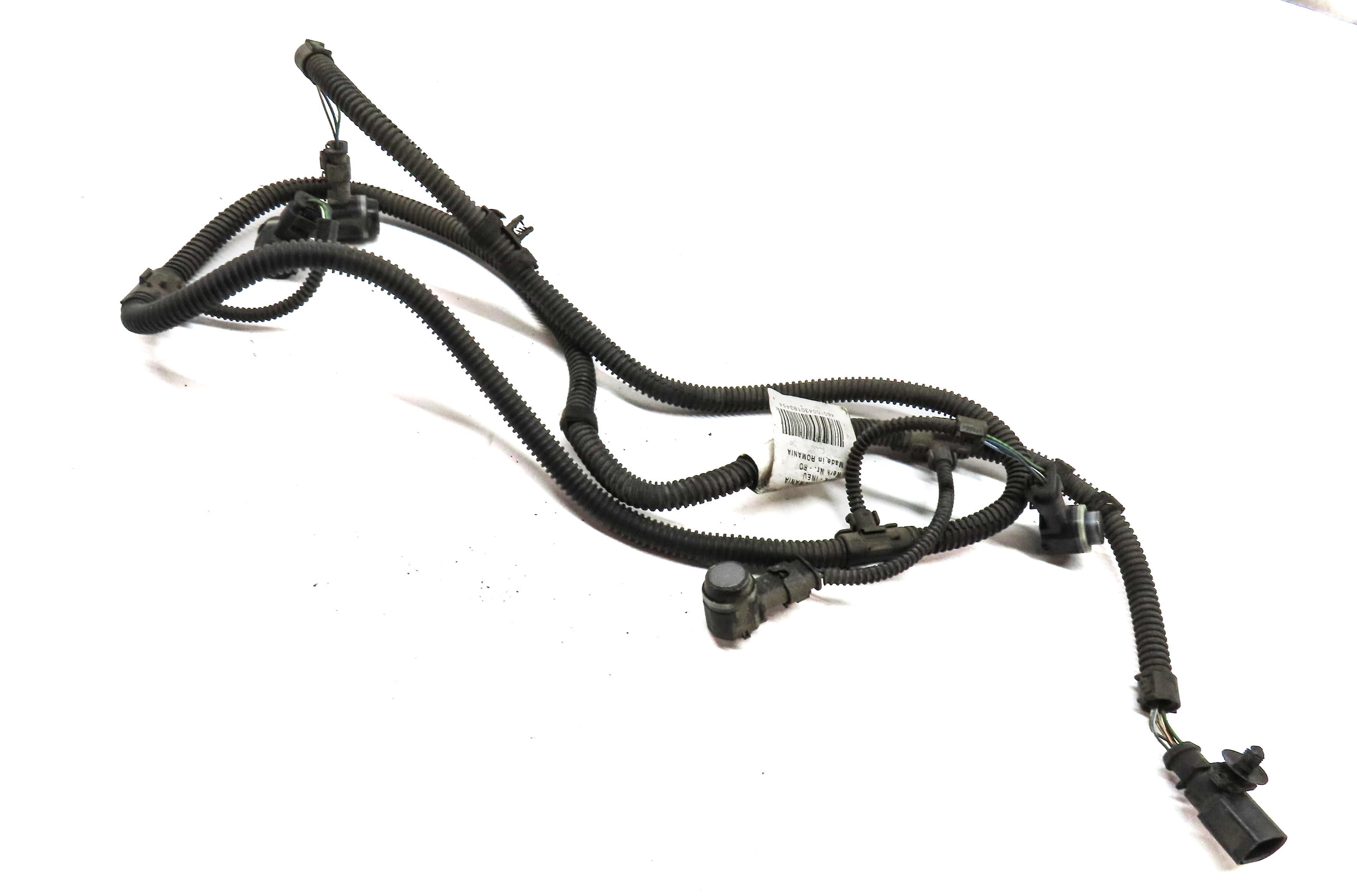 2011 PORSCHE CAYENNE 958 REAR PARK ASSIST PDC SENSOR SET4 (GREY) & WIRE HARNESS — exact item pictured