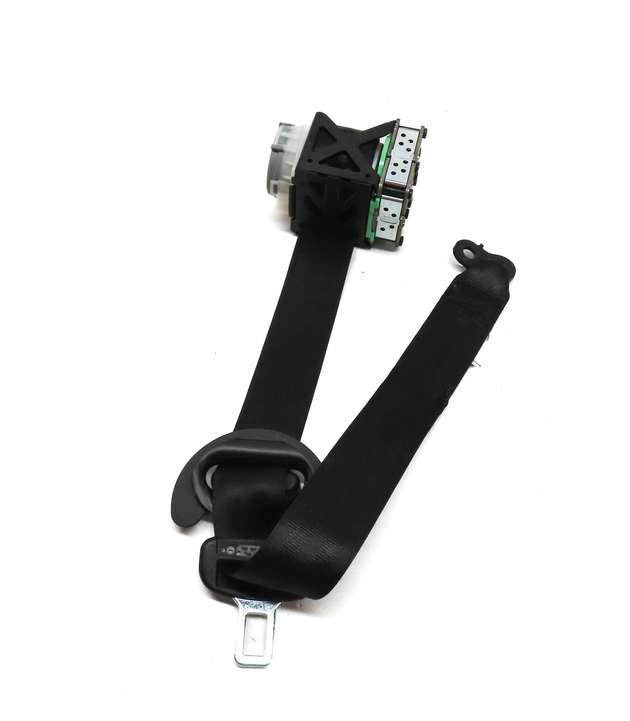 2011 PORSCHE CAYENNE (958) REAR LEFT SEATBELT SEAT BELT RETRACTOR (BLACK) — exact item pictured