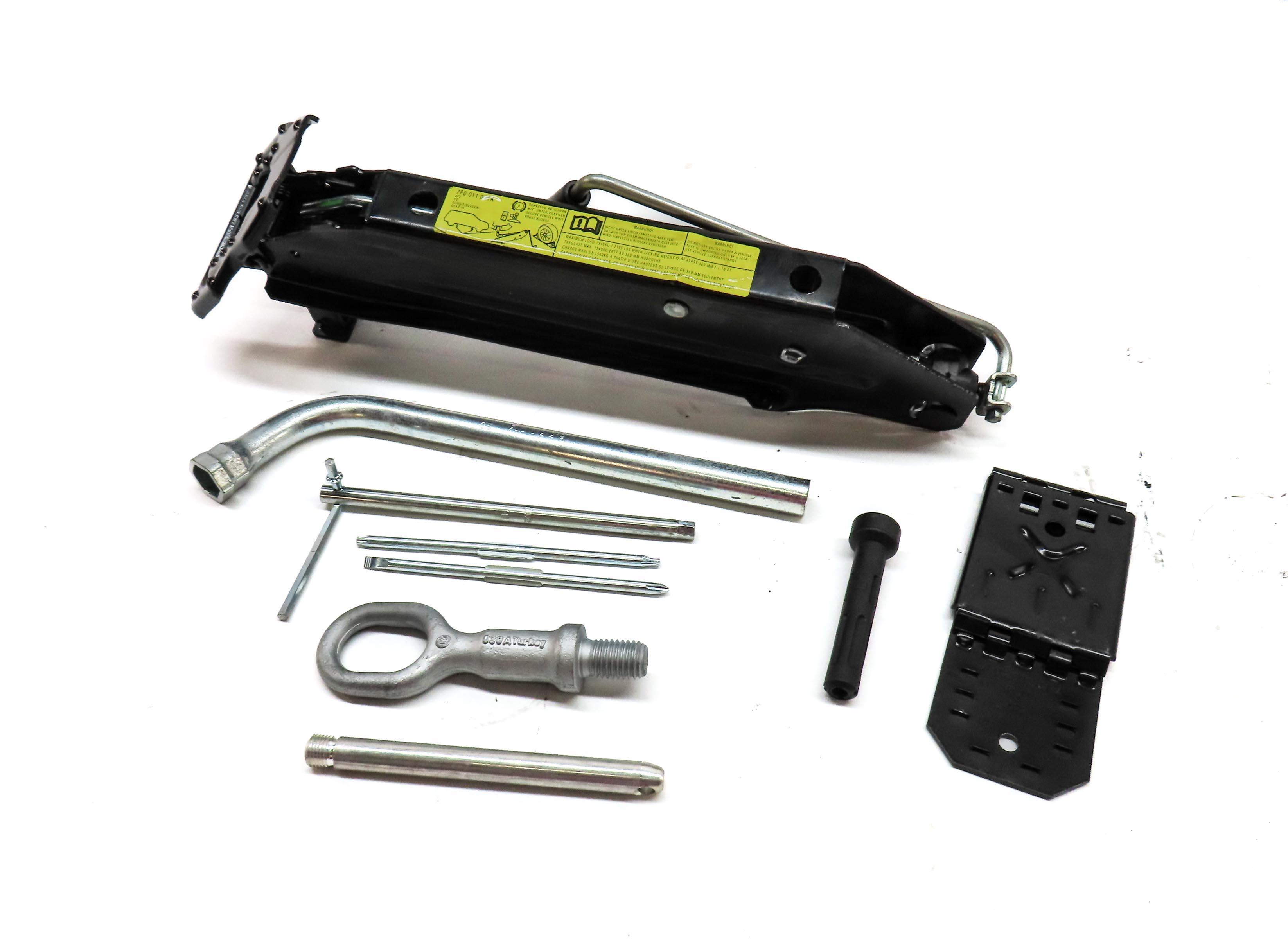 PORSCHE 11-18 CAYENNE 958 15-23 MACAN 95B SPARE TIRE JACK & LUG WRENCH TOOL KIT — exact item pictured