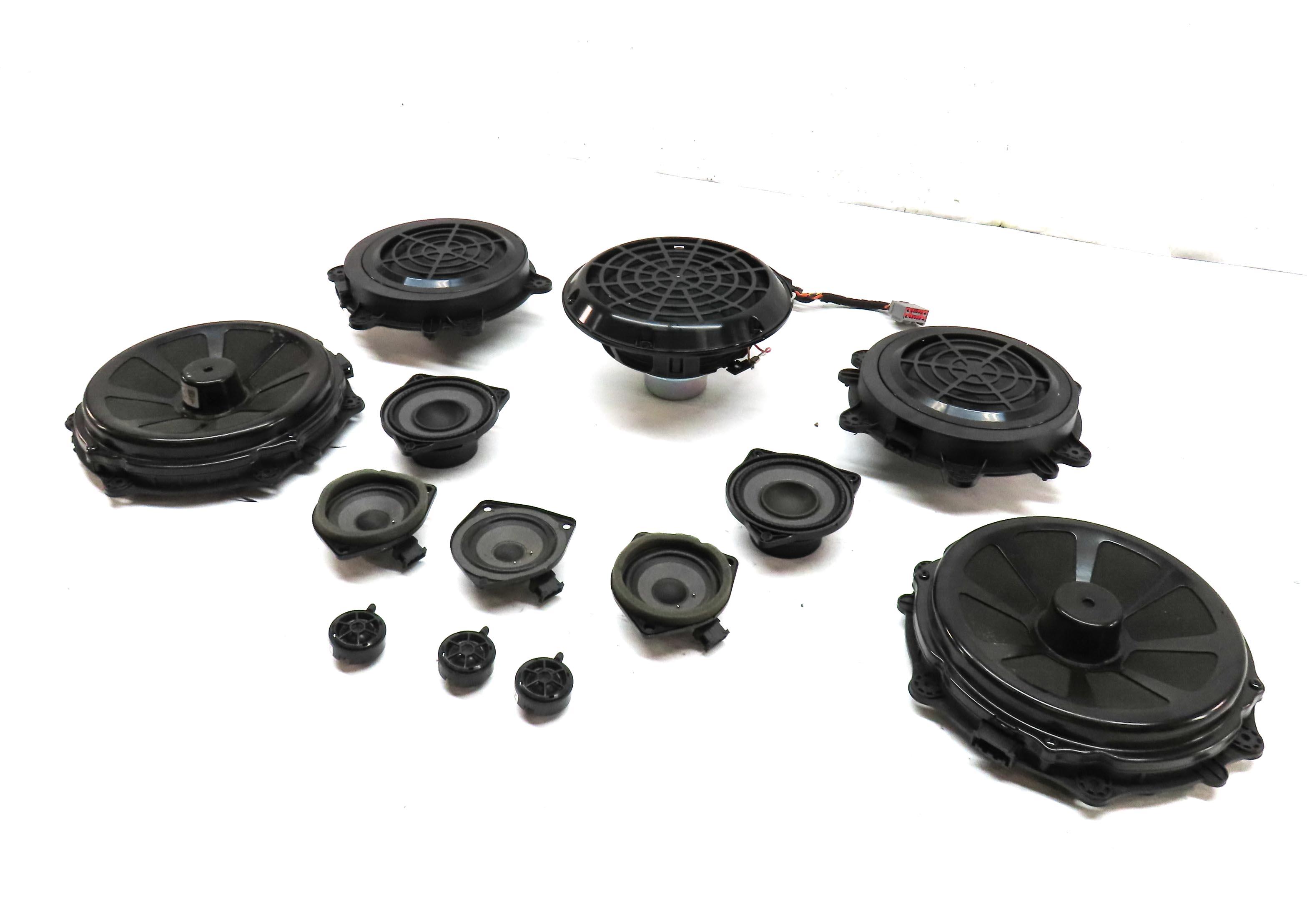 2011 PORSCHE CAYENNE (958) WOOFER MIDRANGE TWEETER FRONT REAR BOSE SPEAKER SET13 — exact item pictured