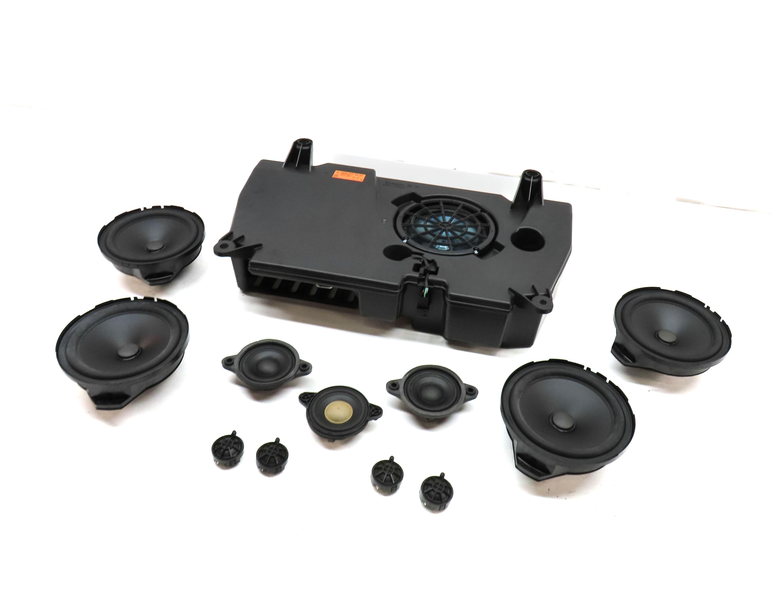 2015 MERCEDES B200e ELECTRIC (W242 W246) LOGIC-7 AUDIO SPEAKER SET w/ SUBWOOFER — exact item pictured