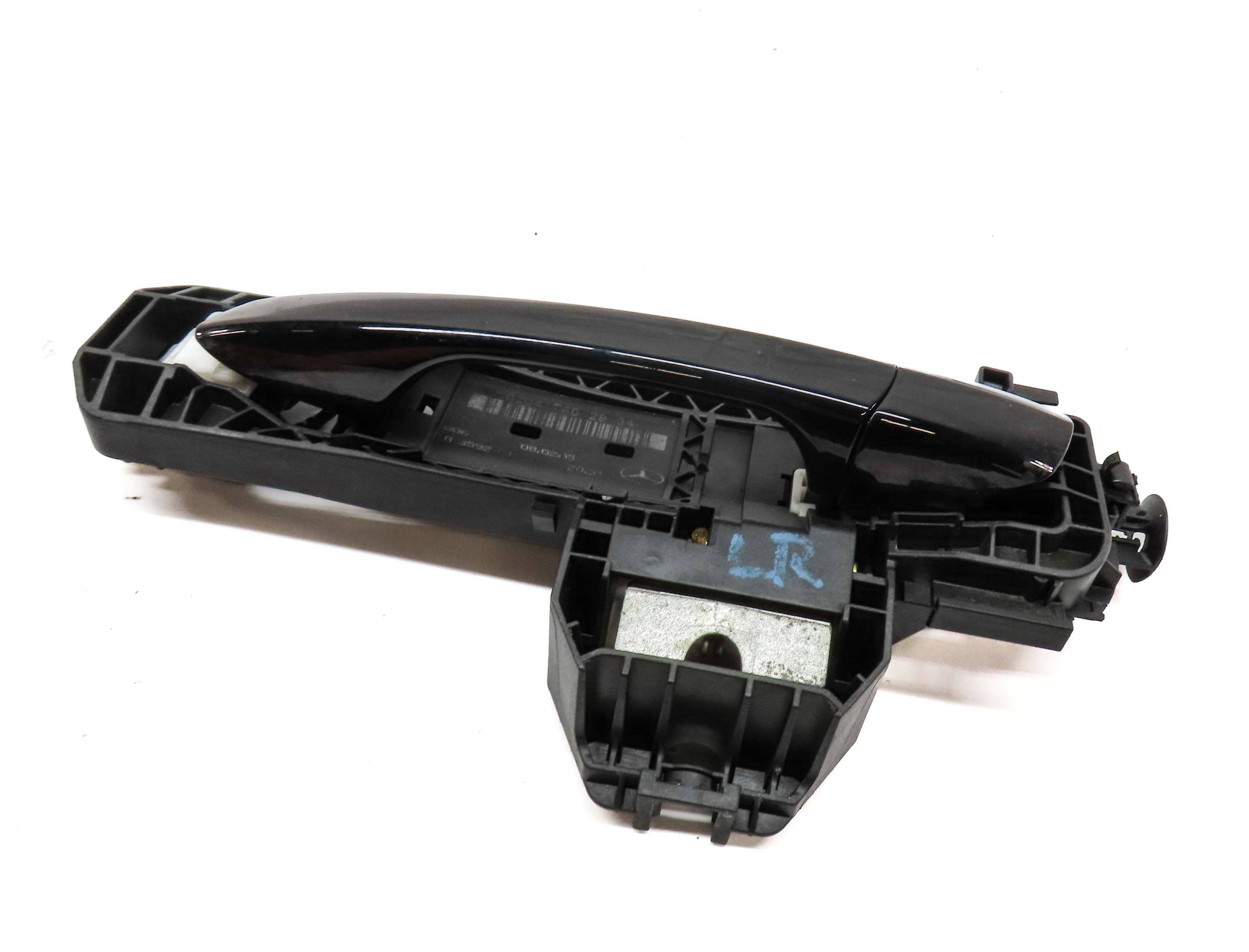 08-17 MERCEDES C E GL GLK ML (W204 W212 W166 X166) LEFT REAR DOOR HANDLE (BLACK) — exact item pictured