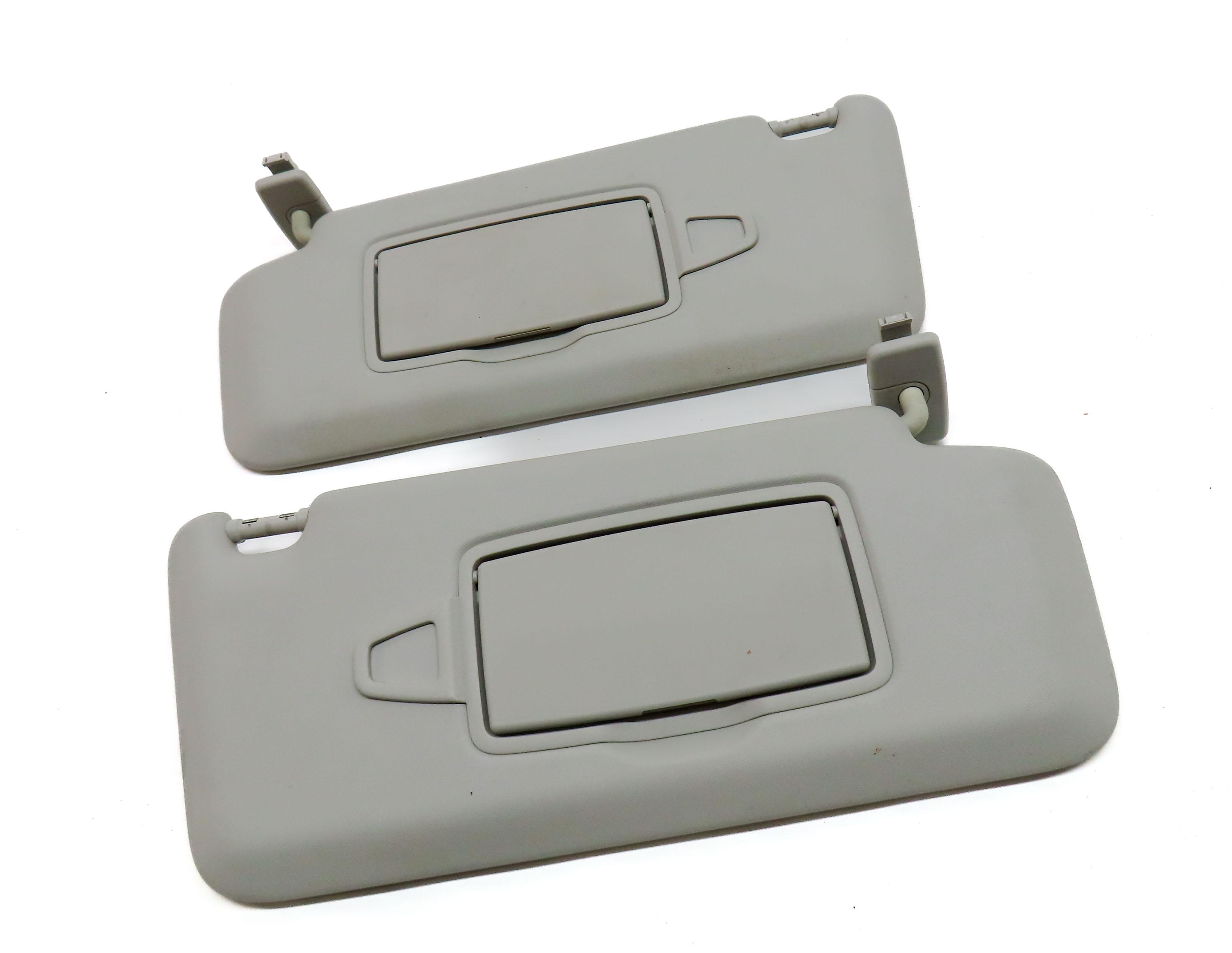 13-19 MERCEDES B-CLASS (W242 W246) FRONT LEFT & RIGHT SUNVISOR SET-2 (GRAY) — exact item pictured