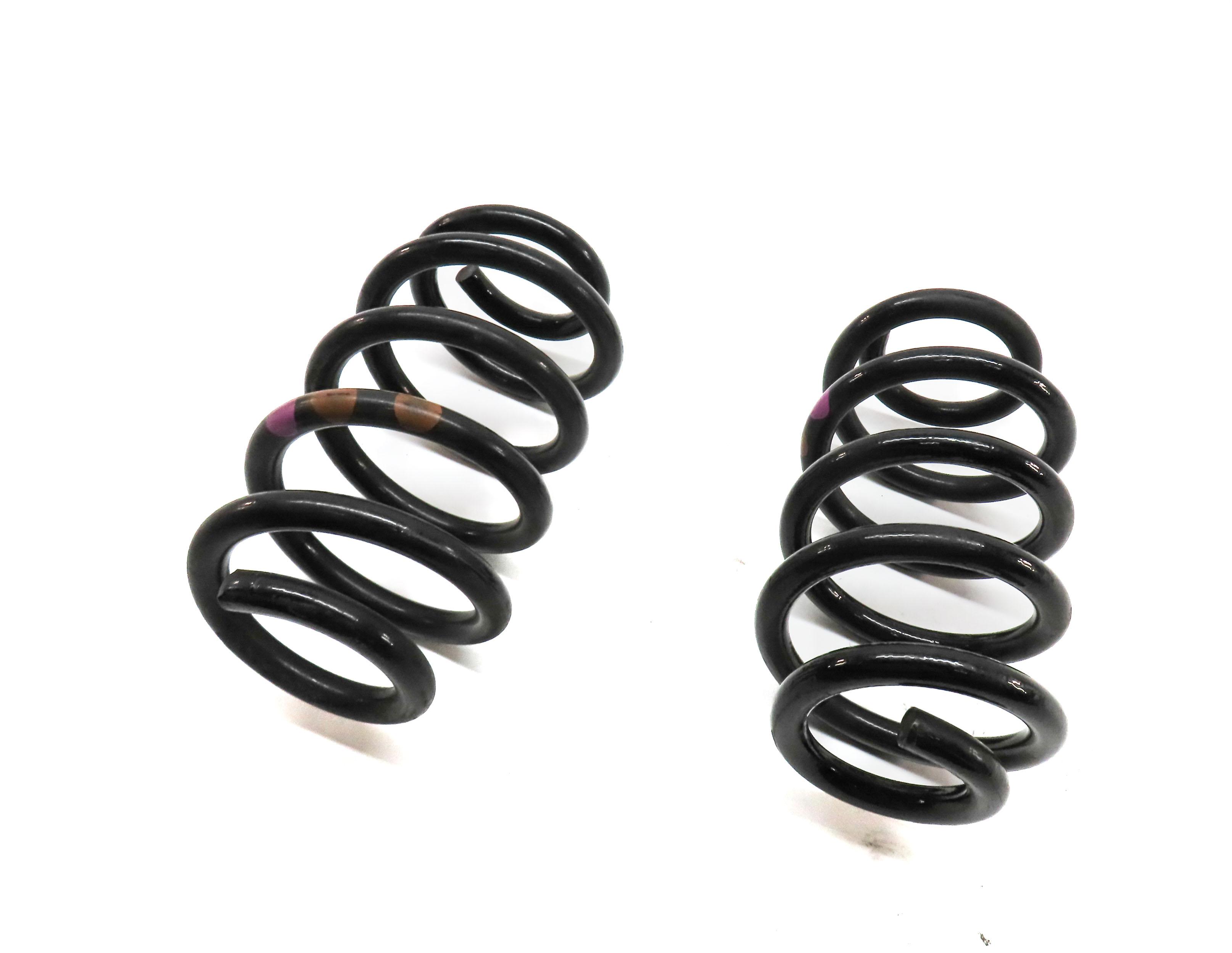 14-17 MERCEDES B ELECTRIC (W242) REAR LEFT & RIGHT SUSPENSION COIL SPRING SET-2 — exact item pictured