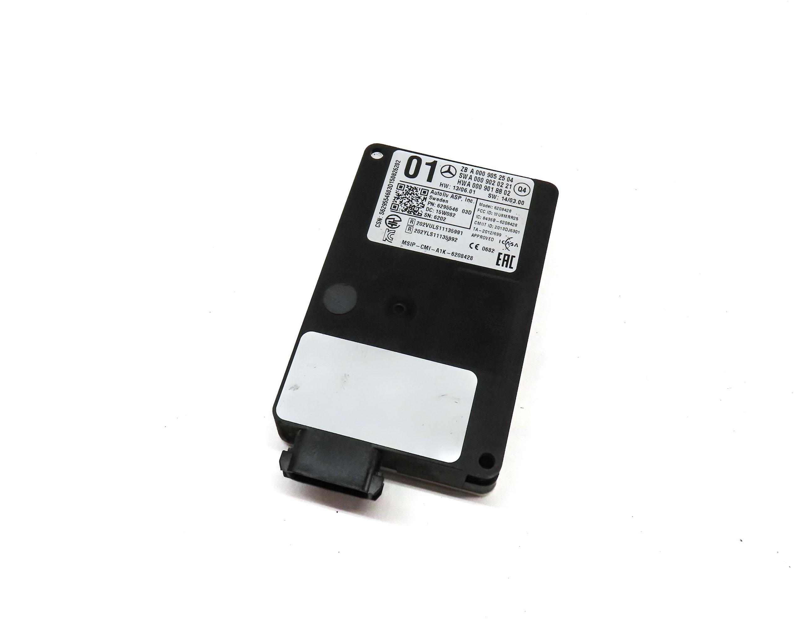 2015 MERCEDES B200e ELECTRIC (W242 W246) REAR BLIND SPOT RADAR SENSOR MODULE — exact item pictured