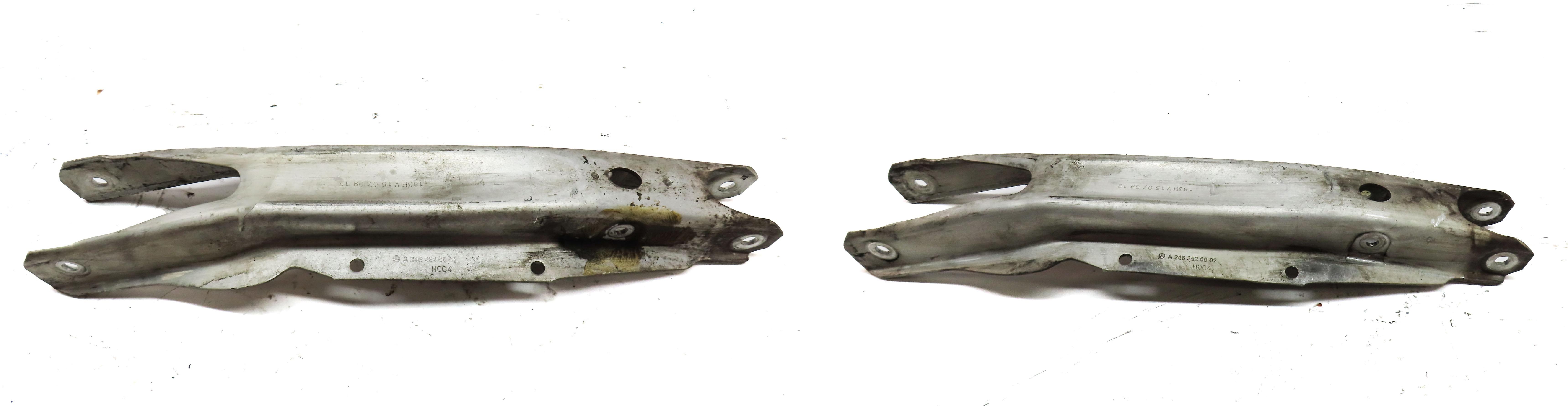 14-17 MERCEDES B ELECTRIC (W242) REAR LOWER SPRING PERCH CONTROL ARM SET — exact item pictured
