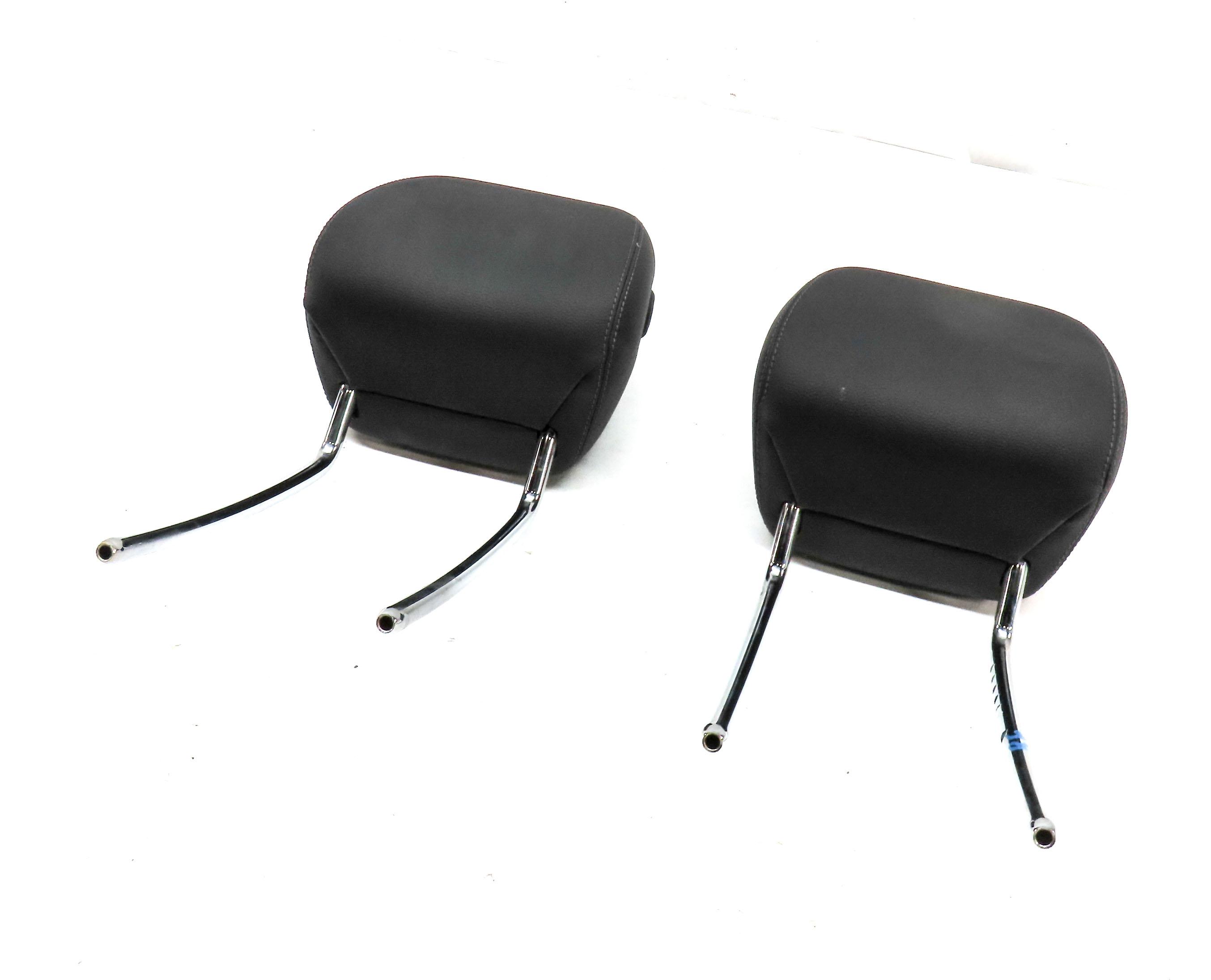 15-17 MERCEDES B ELECTRIC (W242) FRONT LEFT & RIGHT SEAT HEADREST SET-2 (BLACK) — exact item pictured