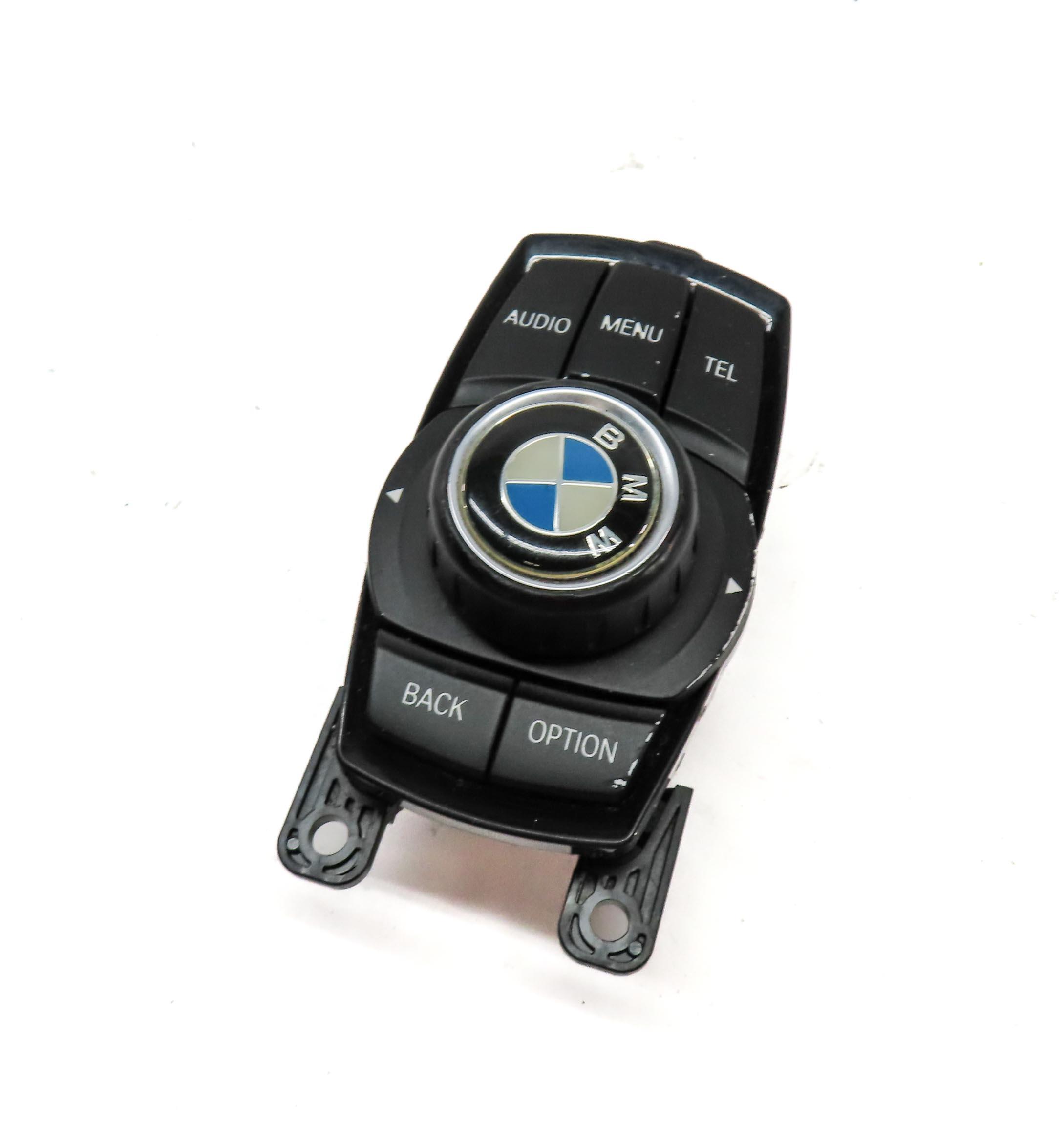 2013 BMW 328i SEDAN (F30) iDRIVE MEDIA CONTROL KNOB & SWITCH BUTTON PANEL — exact item pictured