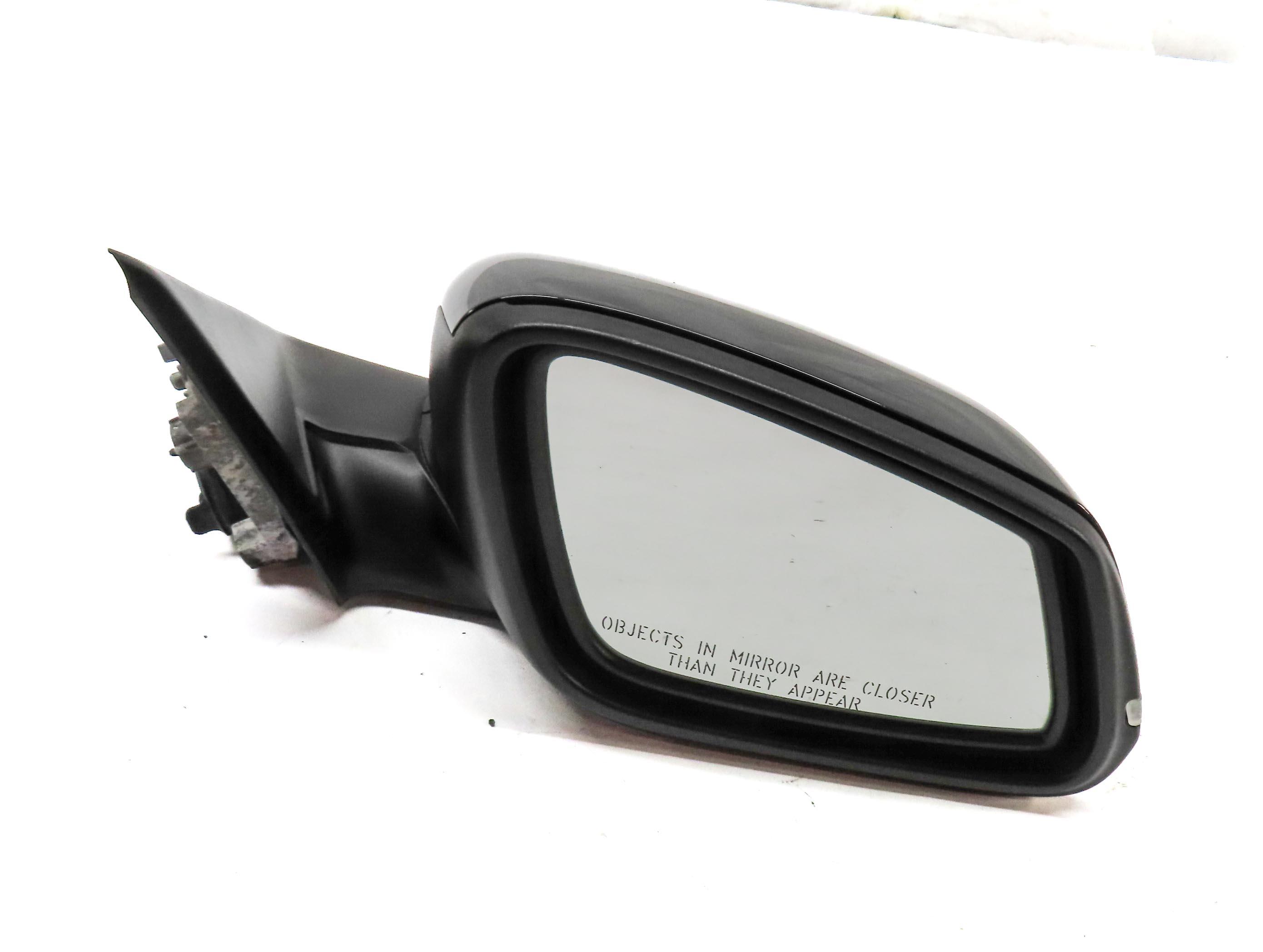 12-13 BMW 328i 335i (F30) SEDAN RIGHT P-FOLD AUTO DIM MEMORY DOOR MIRROR (BLACK) — exact item pictured
