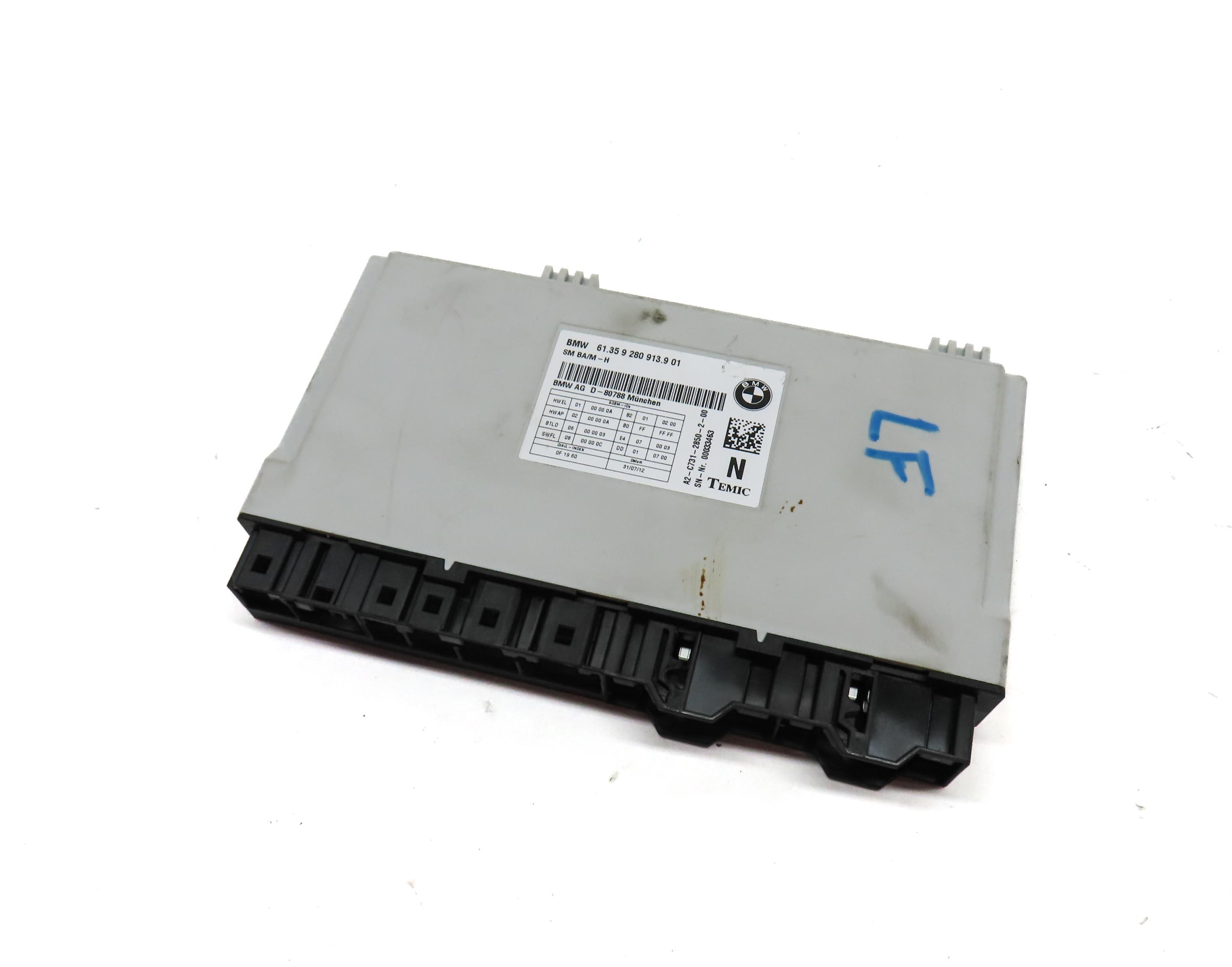 12-19 BMW 328i 335i 535i 550i 750i M5 M6 X3 X4 - LEFT FRONT DRIVER SEAT MODULE — exact item pictured