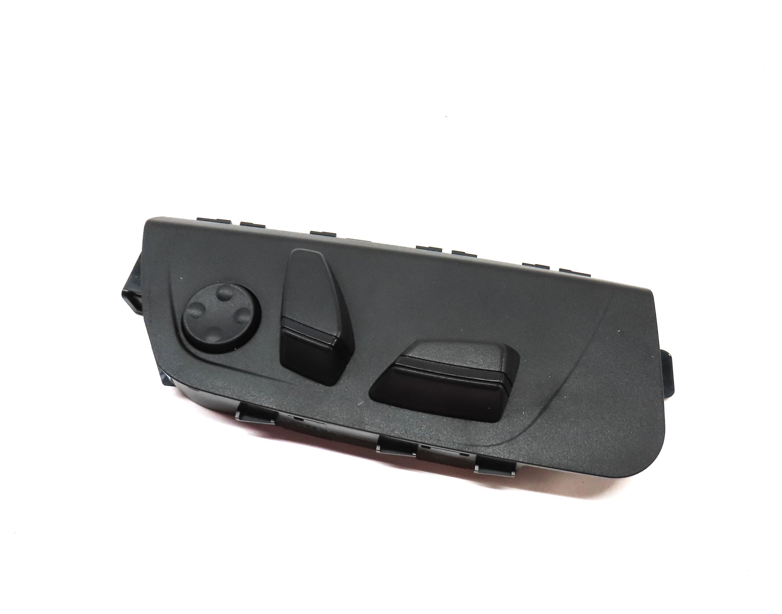 2013 BMW 328i SEDAN F30 FRONT RIGHT PASSENGER SEAT ADJUST SWITCH w/ LUMBAR BLACK — exact item pictured