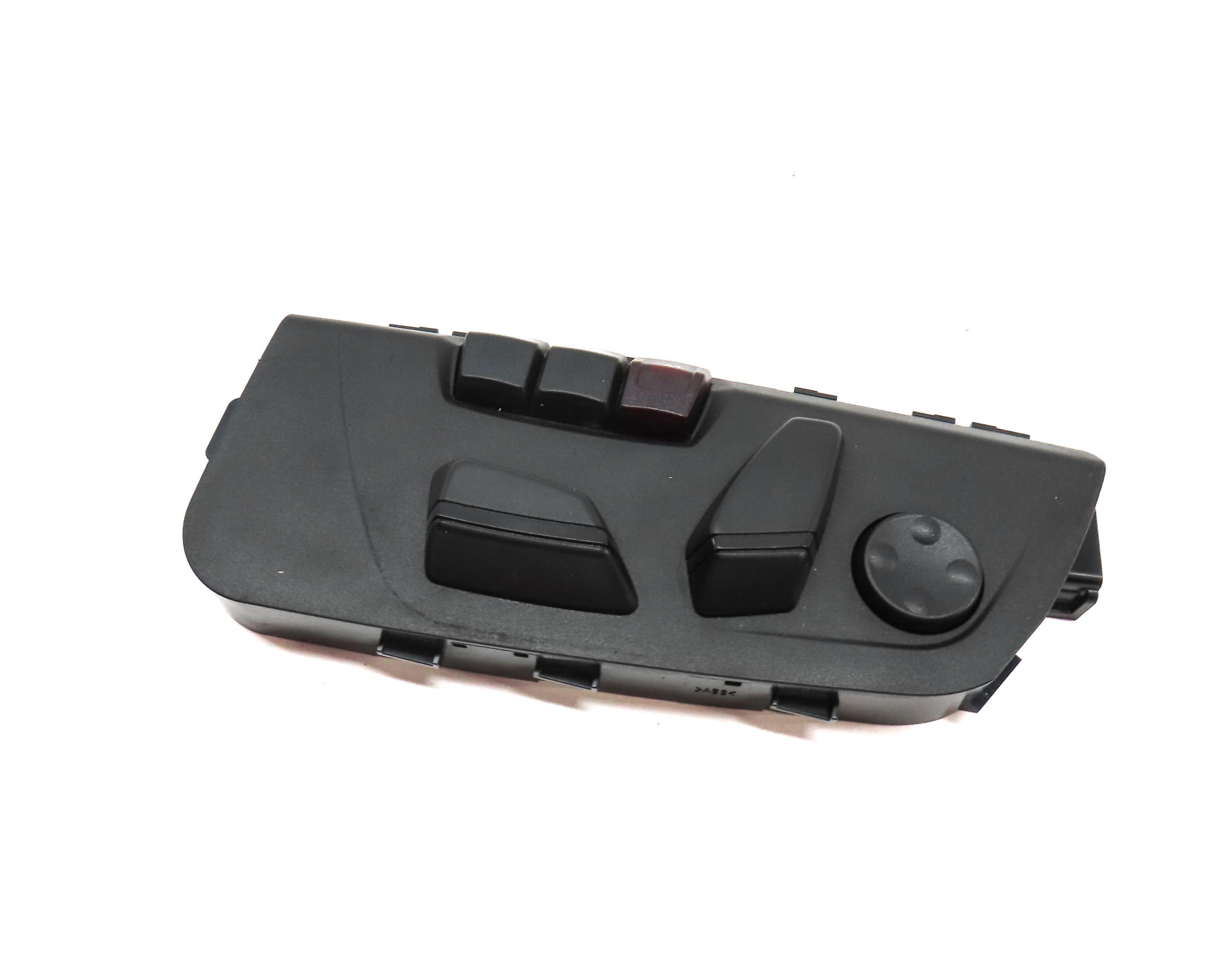 2013 BMW 328i SEDAN (F30) FRONT LEFT DRIVER SEAT ADJUST SWITCH & LUMBAR (BLACK) — exact item pictured