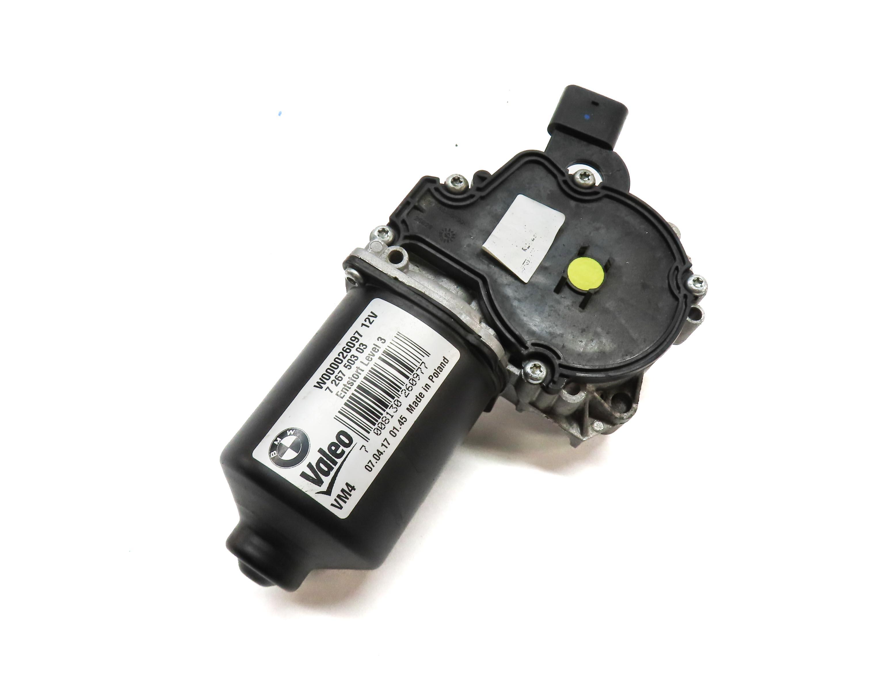2012-2019 BMW 3 / 4 SERIES (F30 F31 F32 F33 F34) FRONT WINDSHIELD WIPER MOTOR — exact item pictured